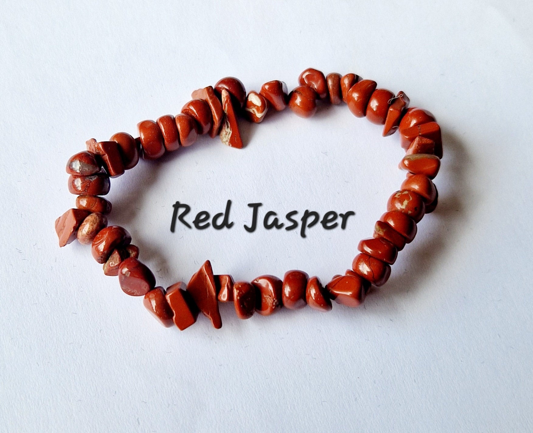 Gemstone Chip Elasticated Bracelets