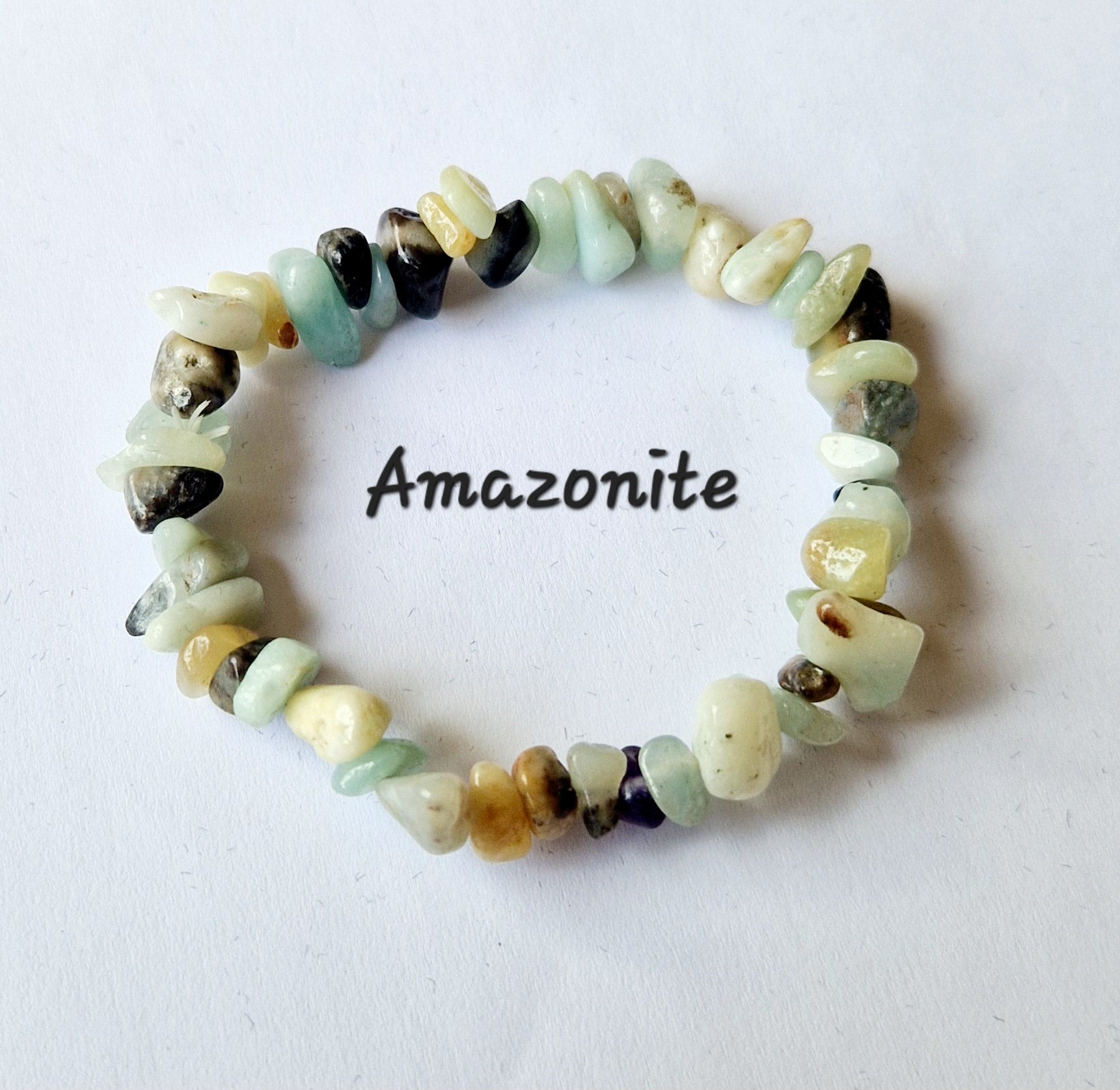 Gemstone Chip Elasticated Bracelets