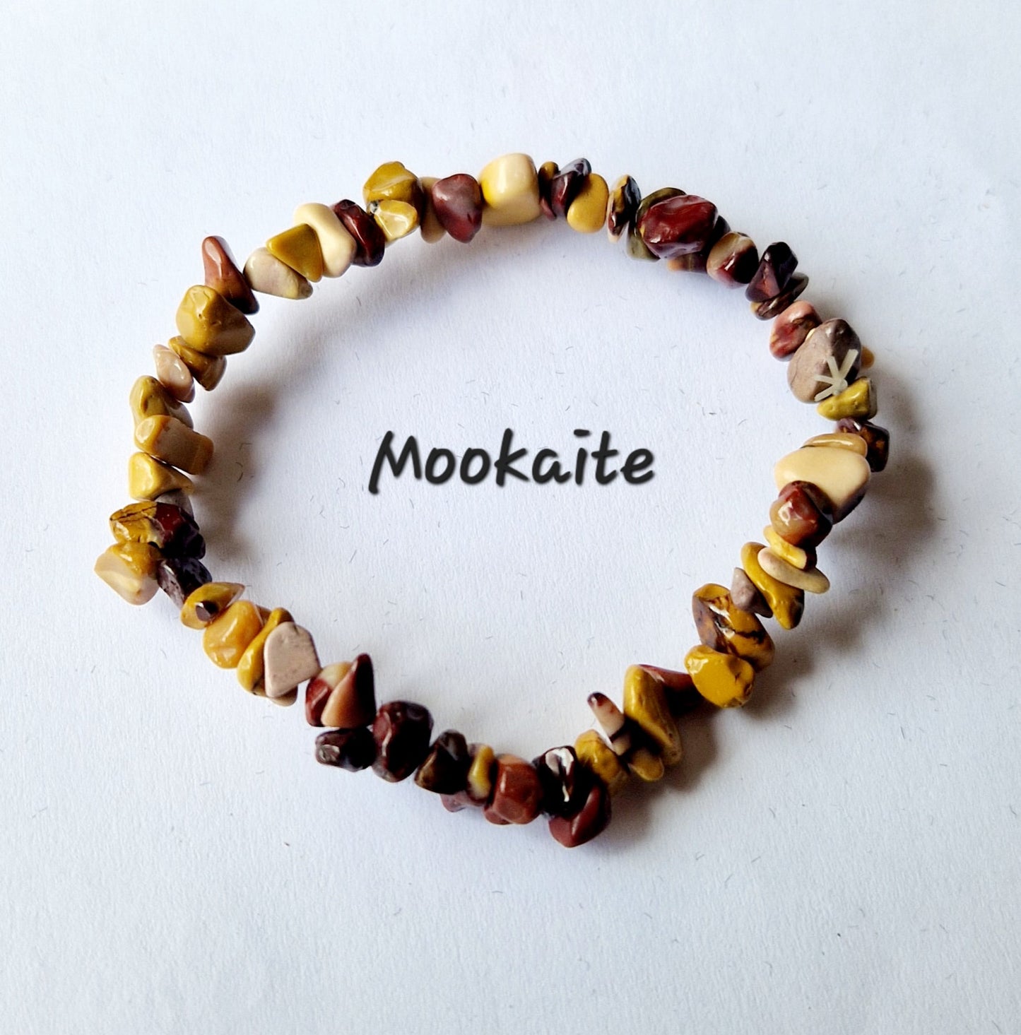 Gemstone Chip Elasticated Bracelets