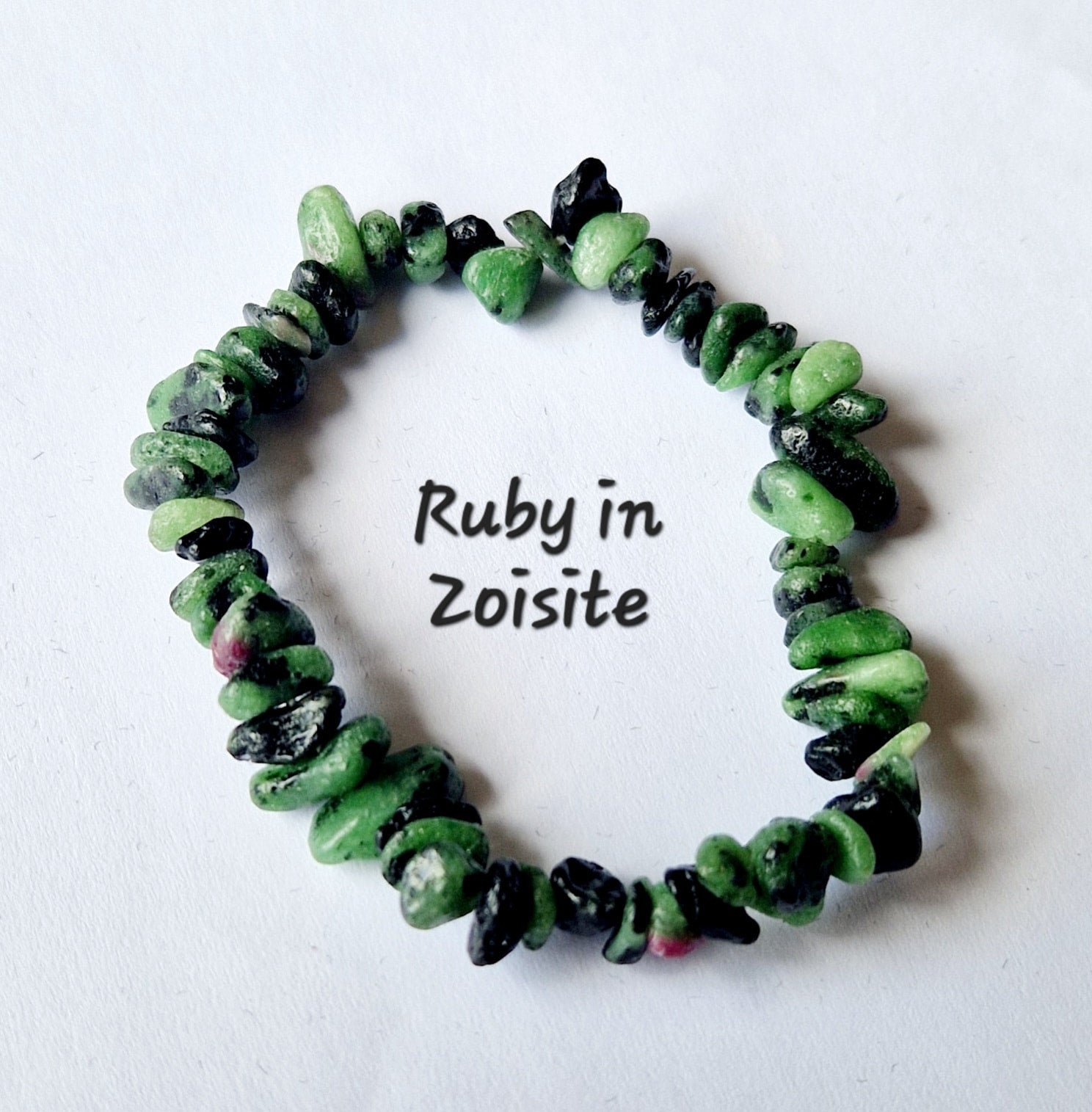 Gemstone Chip Elasticated Bracelets