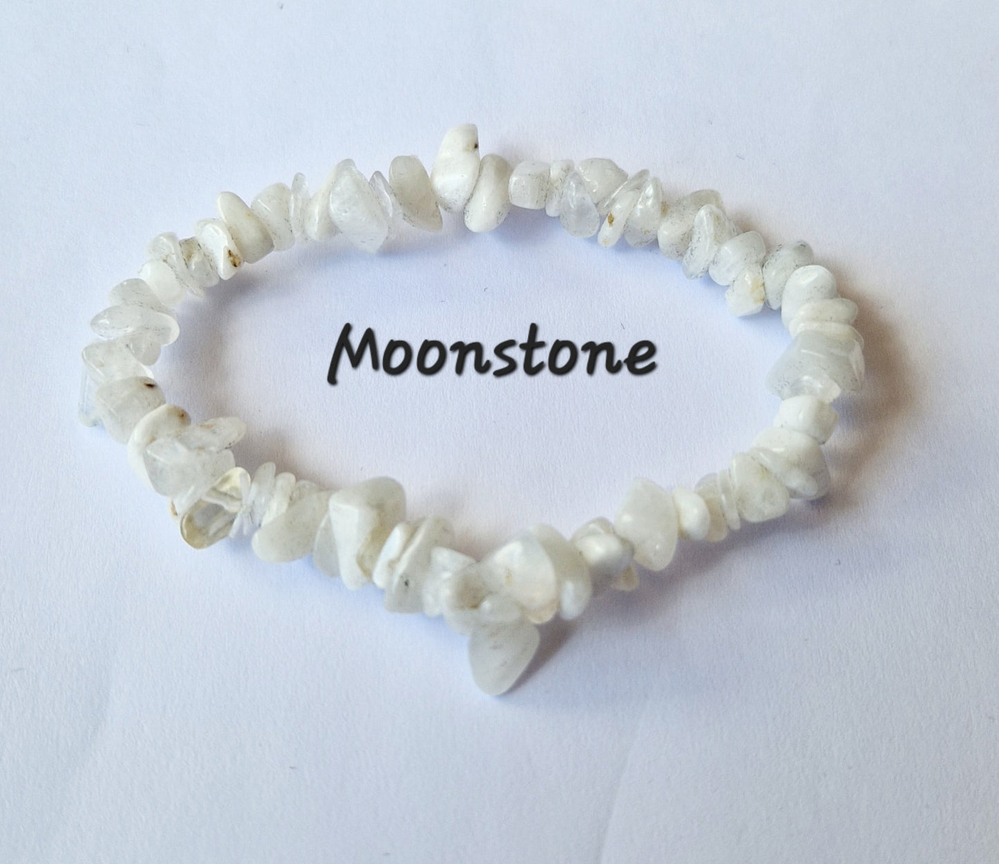 Gemstone Chip Elasticated Bracelets