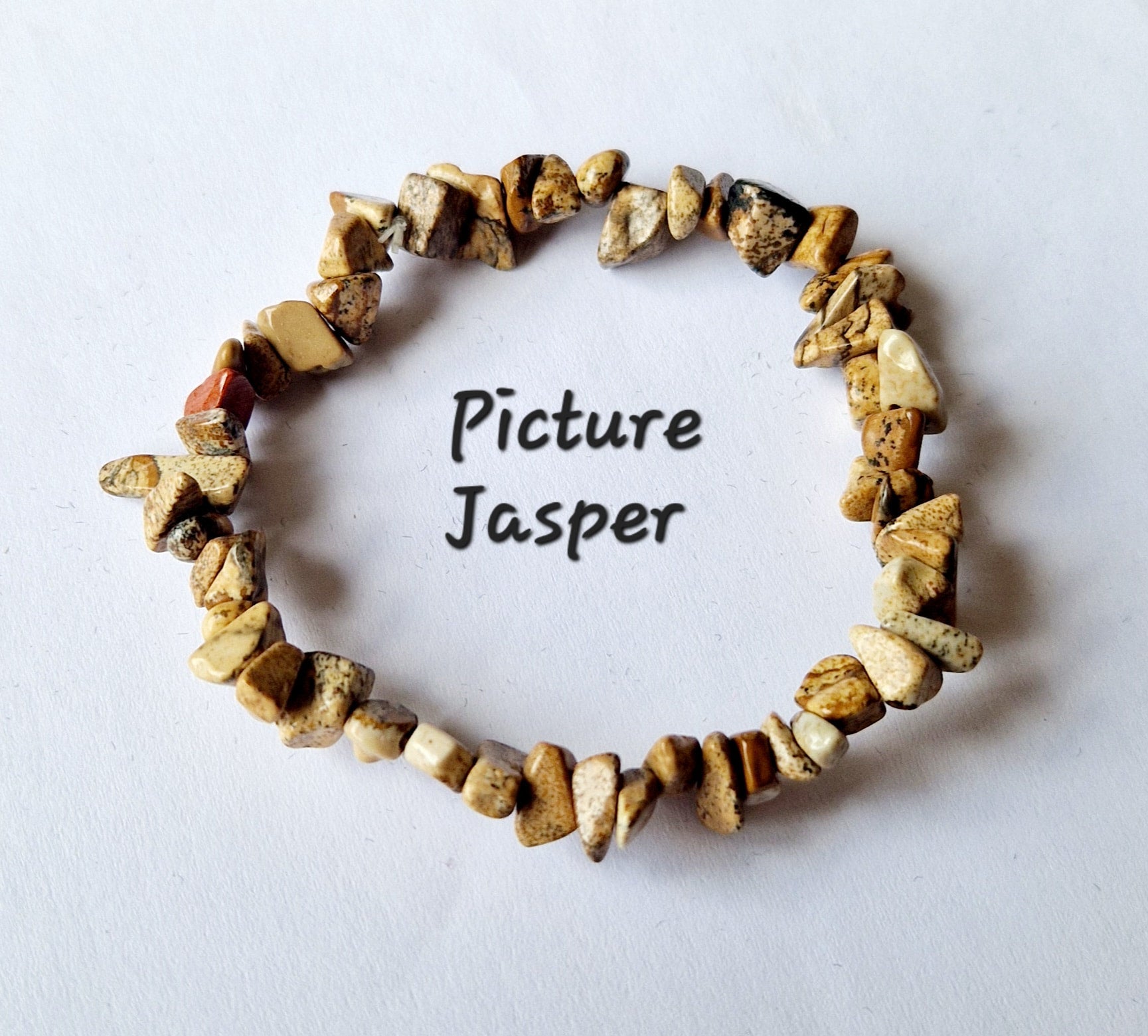 Gemstone Chip Elasticated Bracelets