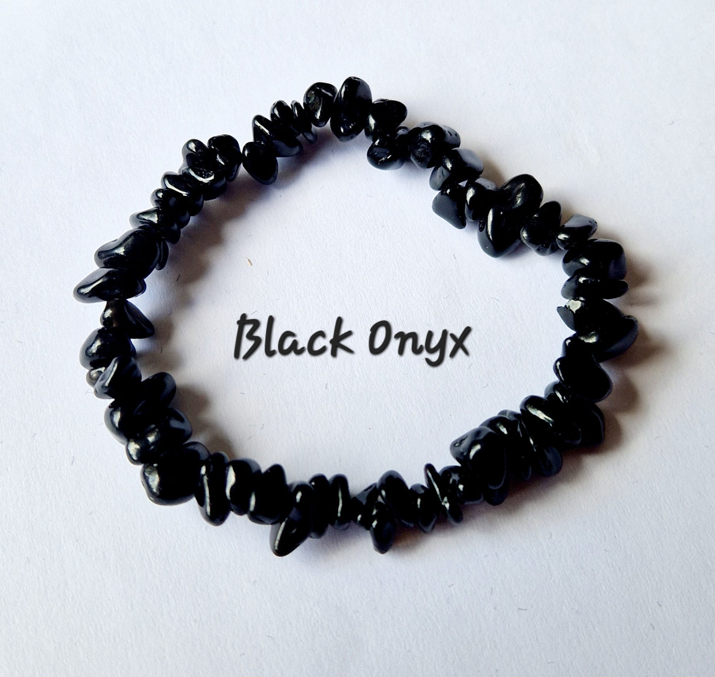 Gemstone Chip Elasticated Bracelets