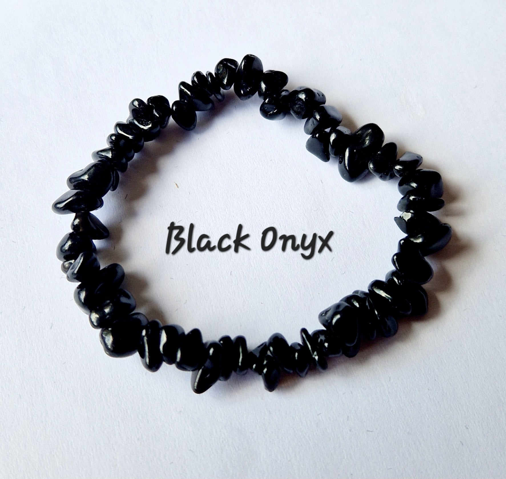 Gemstone Chip Elasticated Bracelets