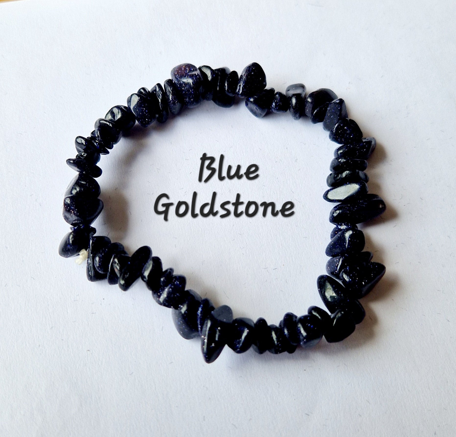 Gemstone Chip Elasticated Bracelets
