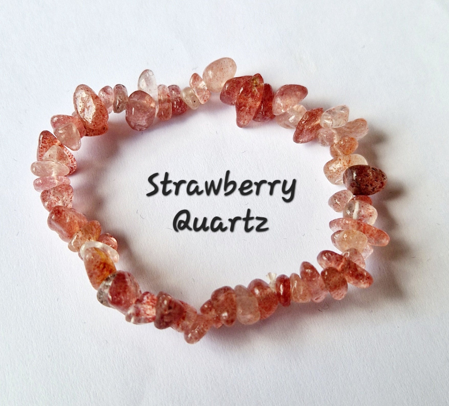 Gemstone Chip Elasticated Bracelets