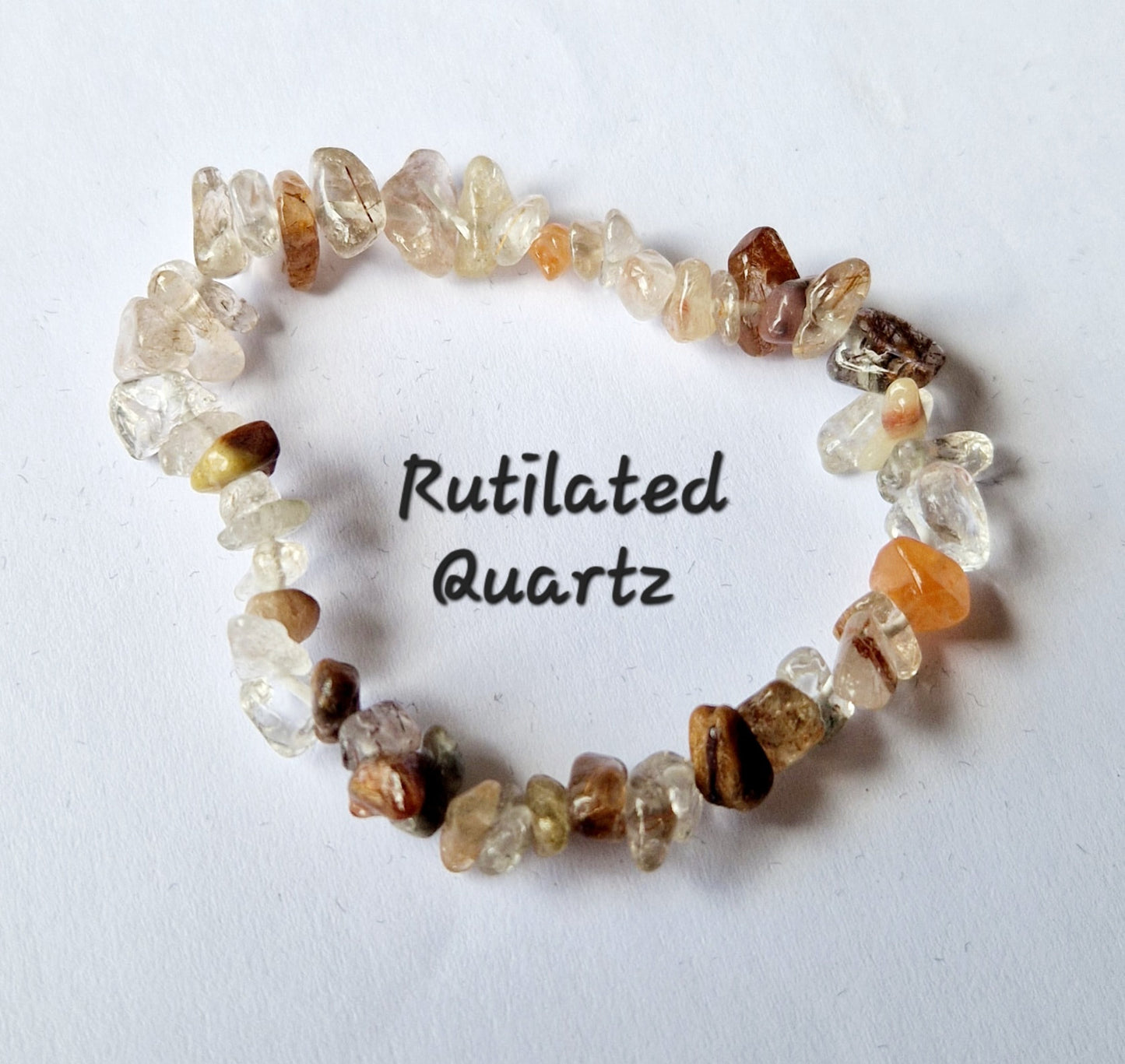 Gemstone Chip Elasticated Bracelets