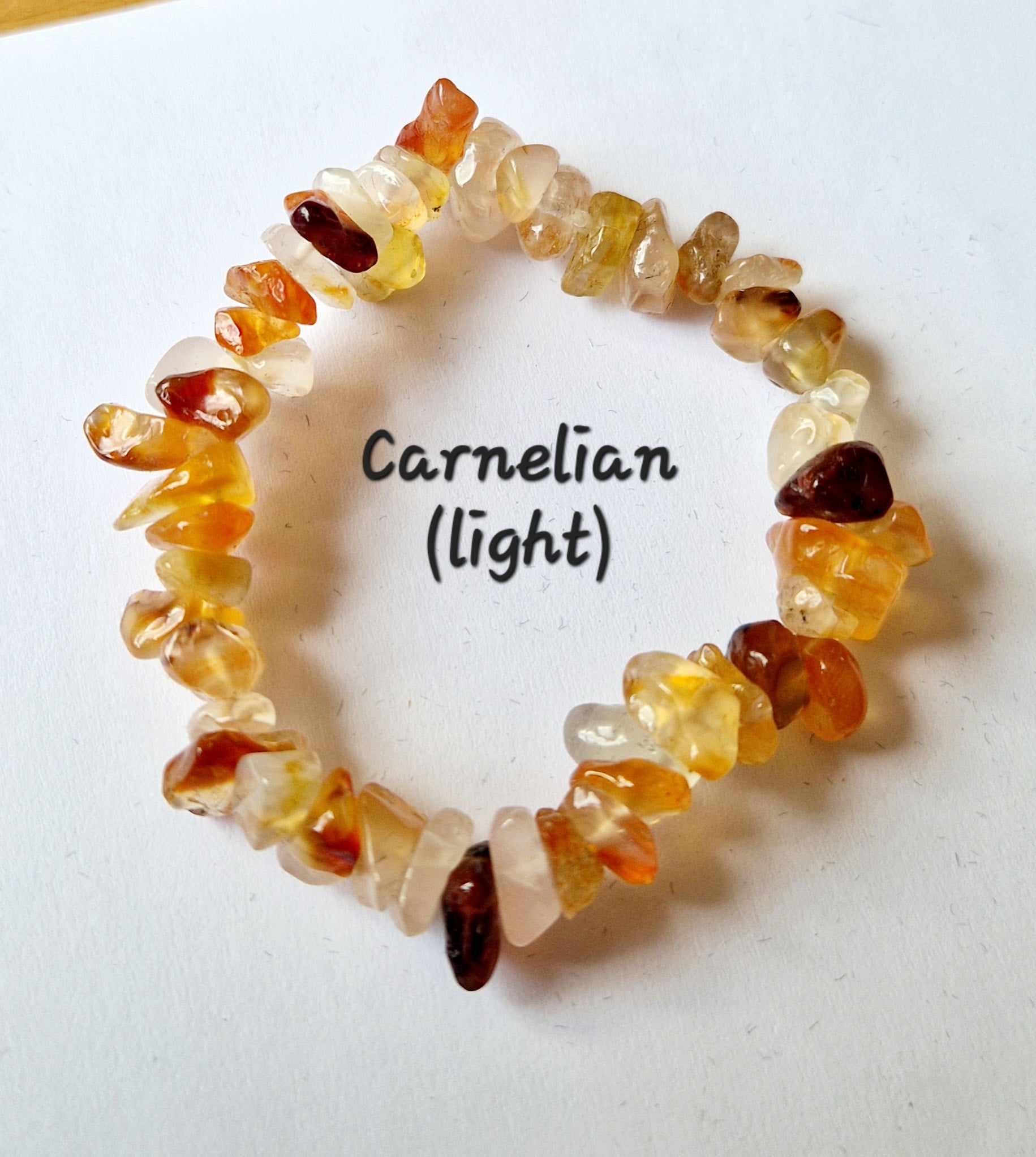 Gemstone Chip Elasticated Bracelets
