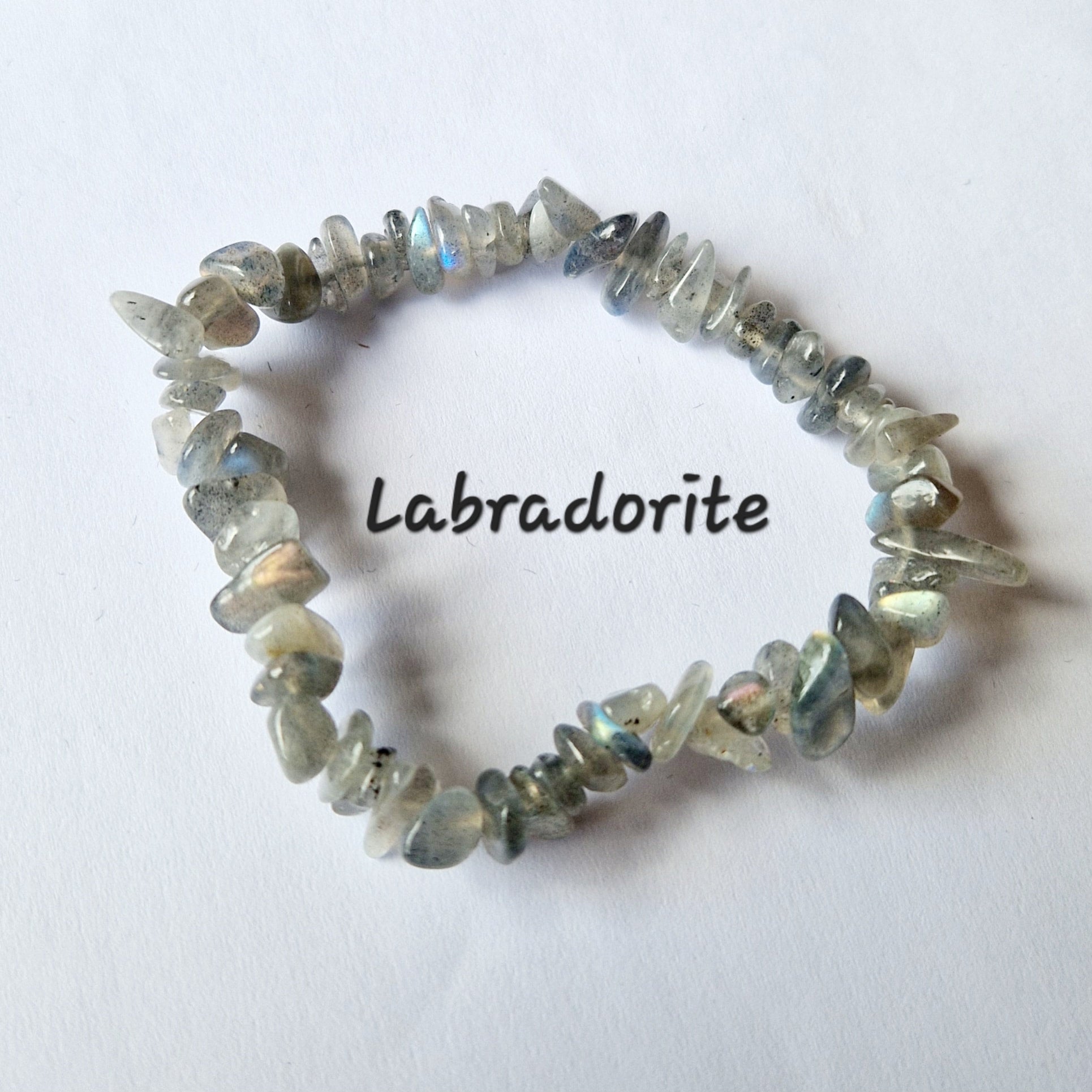 Gemstone Chip Elasticated Bracelets