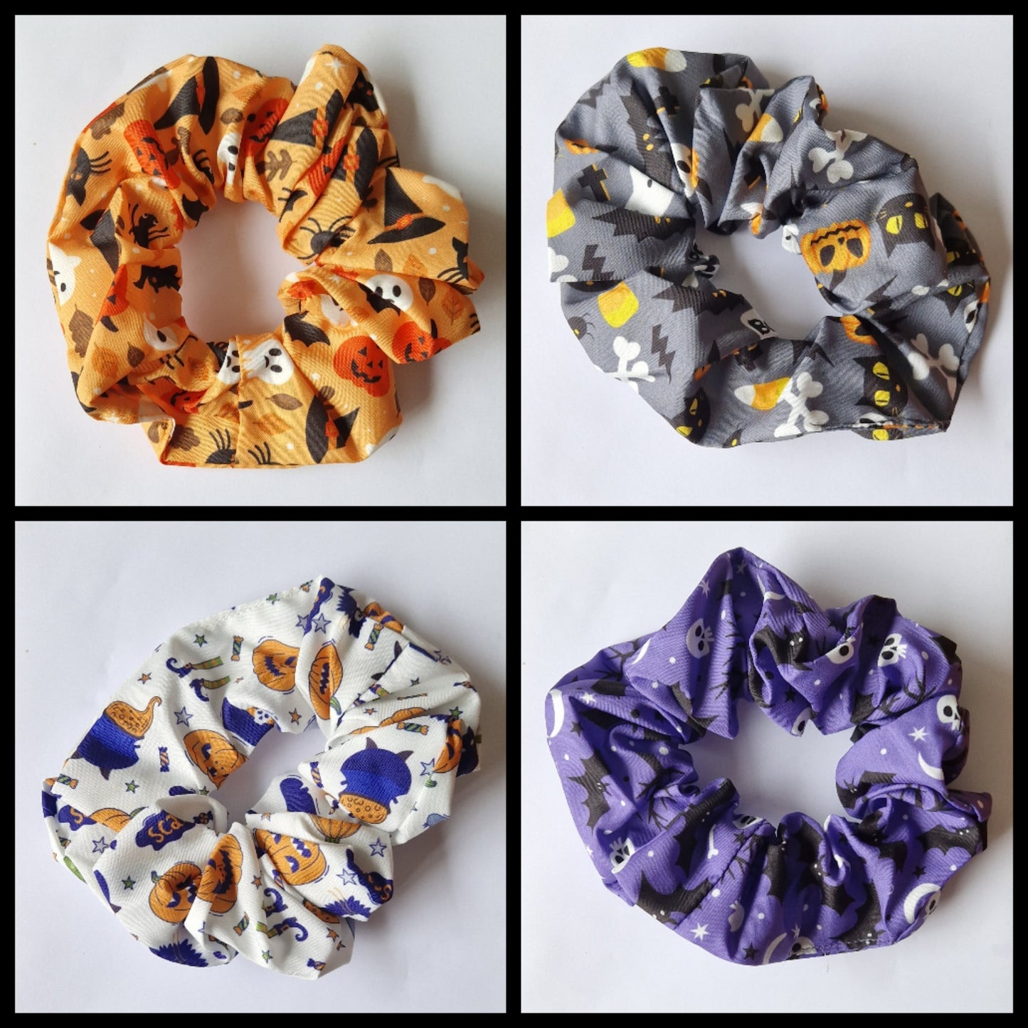 Spooky Themed Hairband Scrunchies