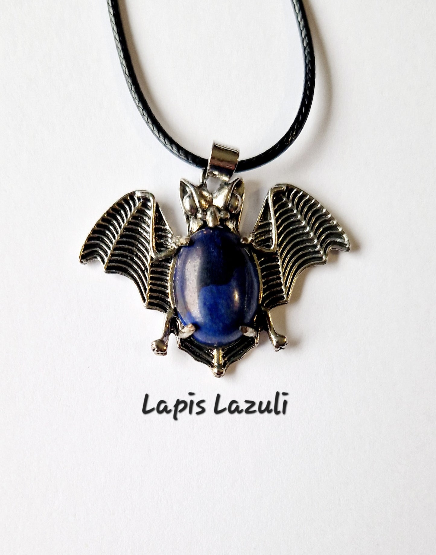 Gemstone Bat Necklace