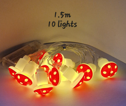 Enchanted Toadstool String Lights