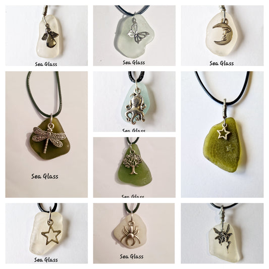 Sea Glass Necklaces - Treasures from the Suffolk Shores