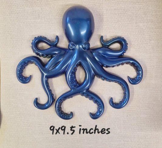 Handmade Octopus Resin Wall Decoration