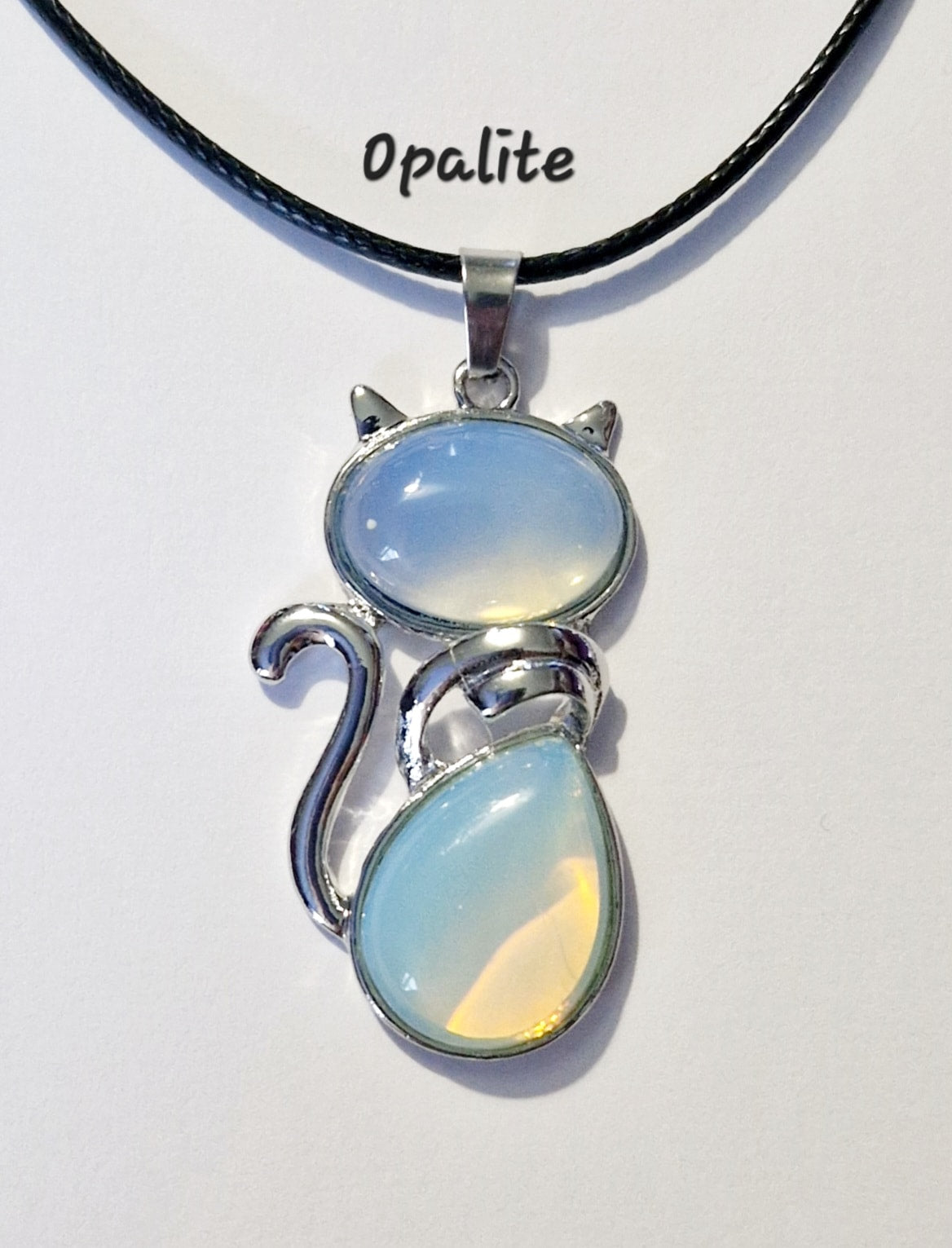 Gemstone Cat Necklaces