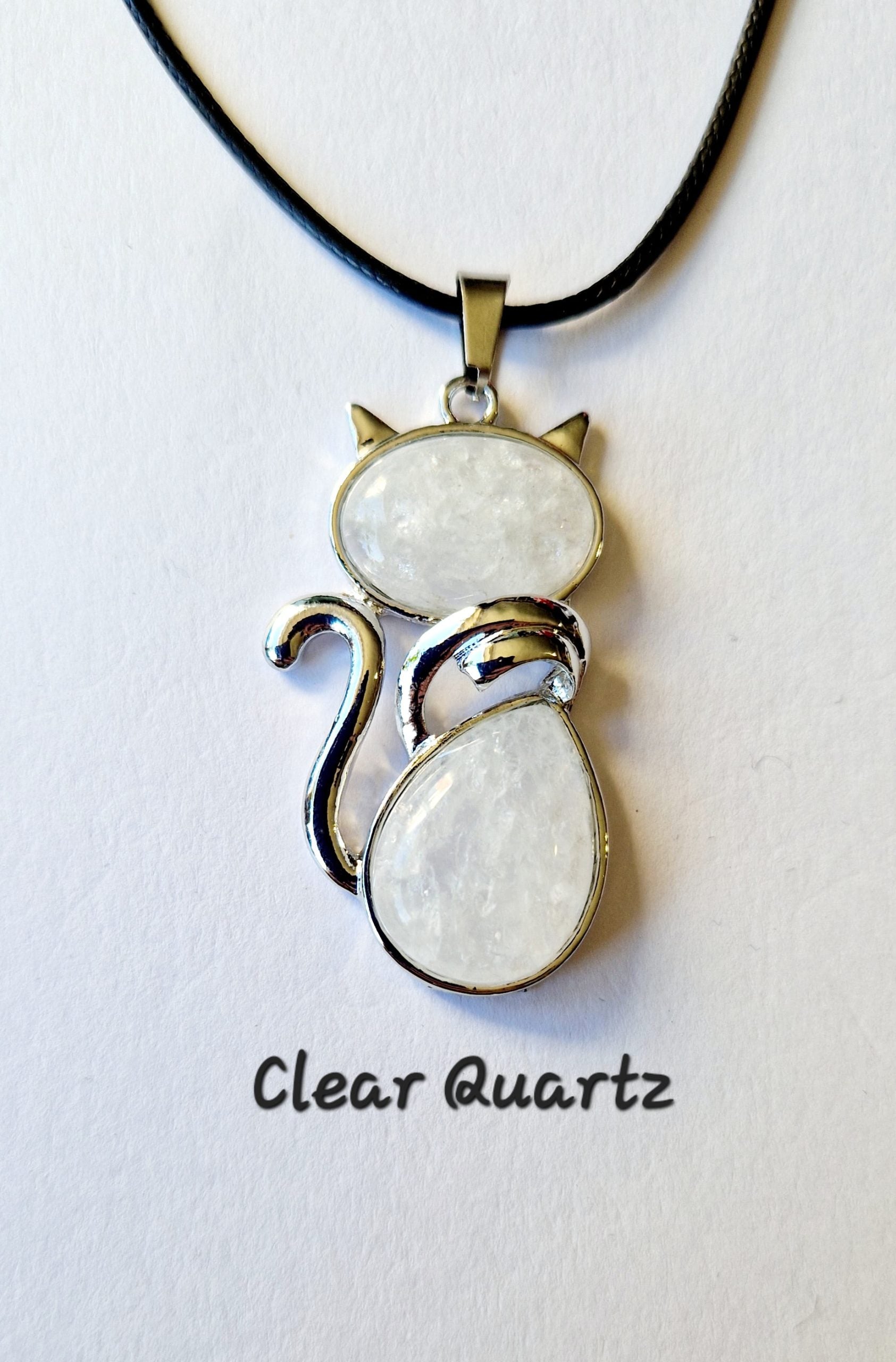 Gemstone Cat Necklaces