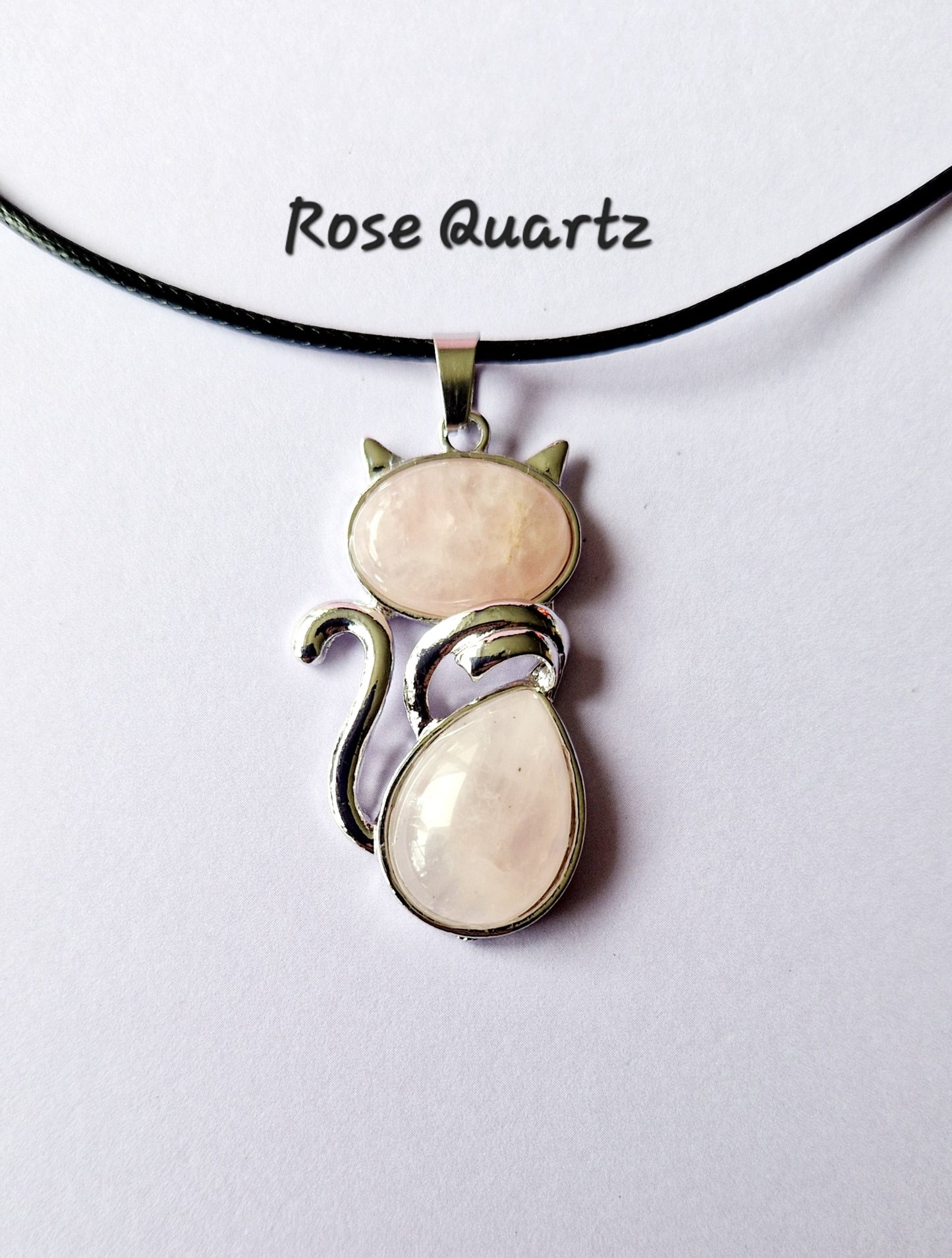 Gemstone Cat Necklaces