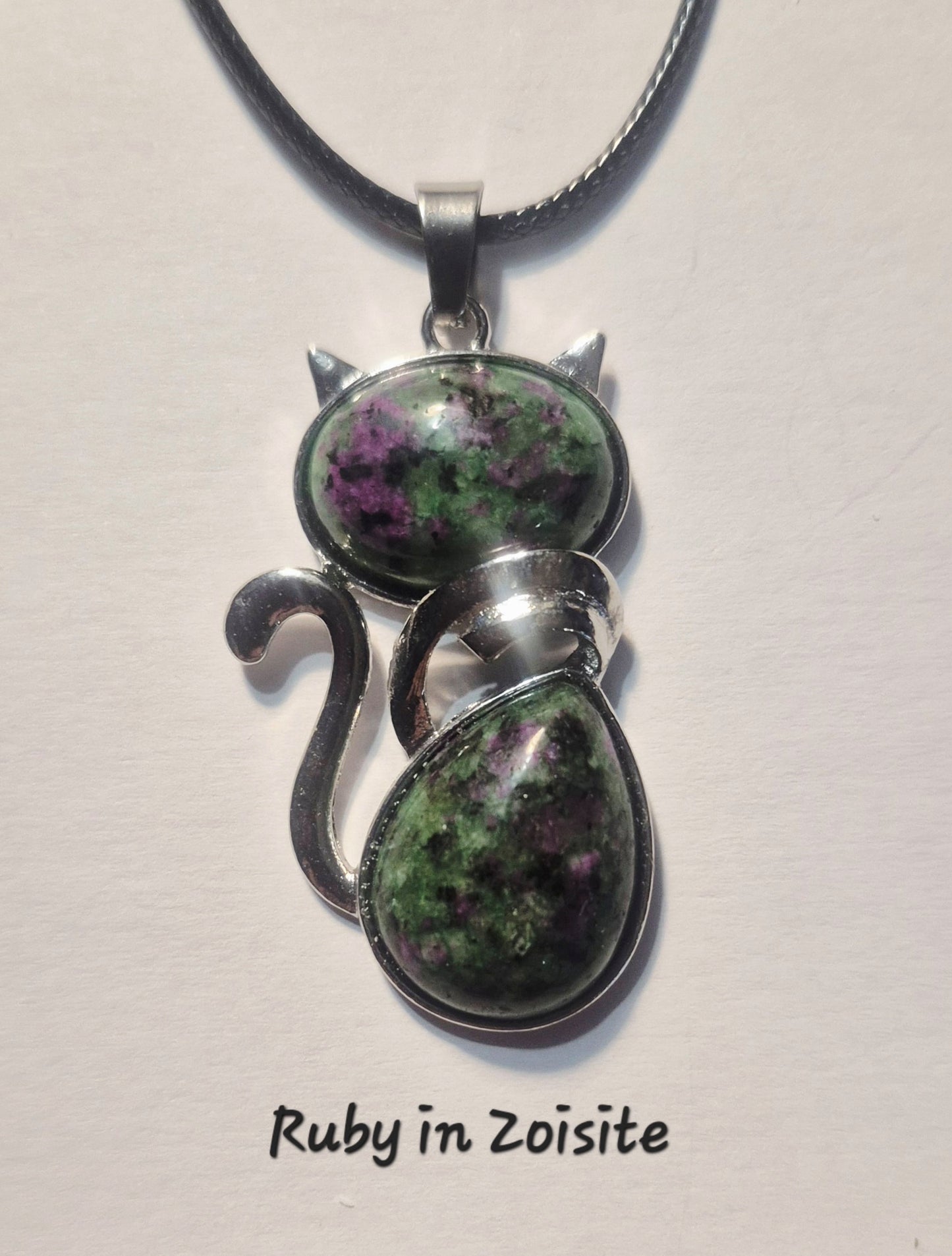 Gemstone Cat Necklaces
