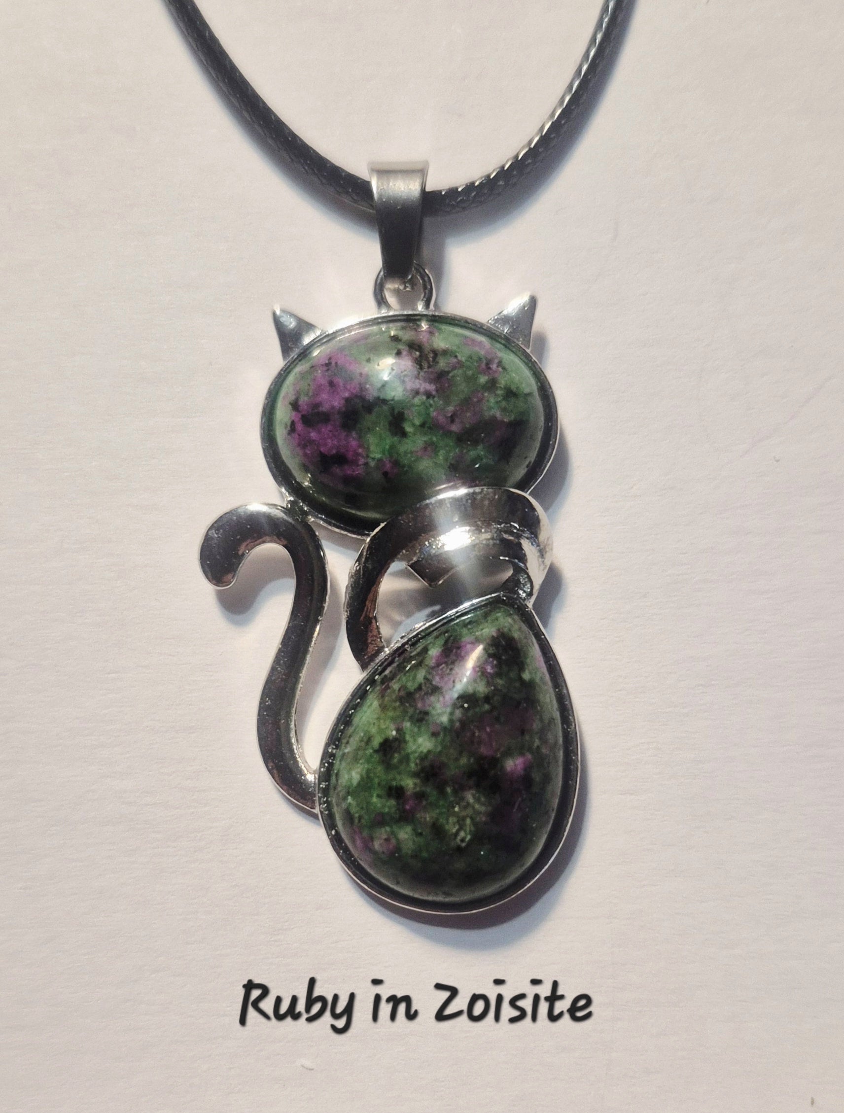 Gemstone Cat Necklaces