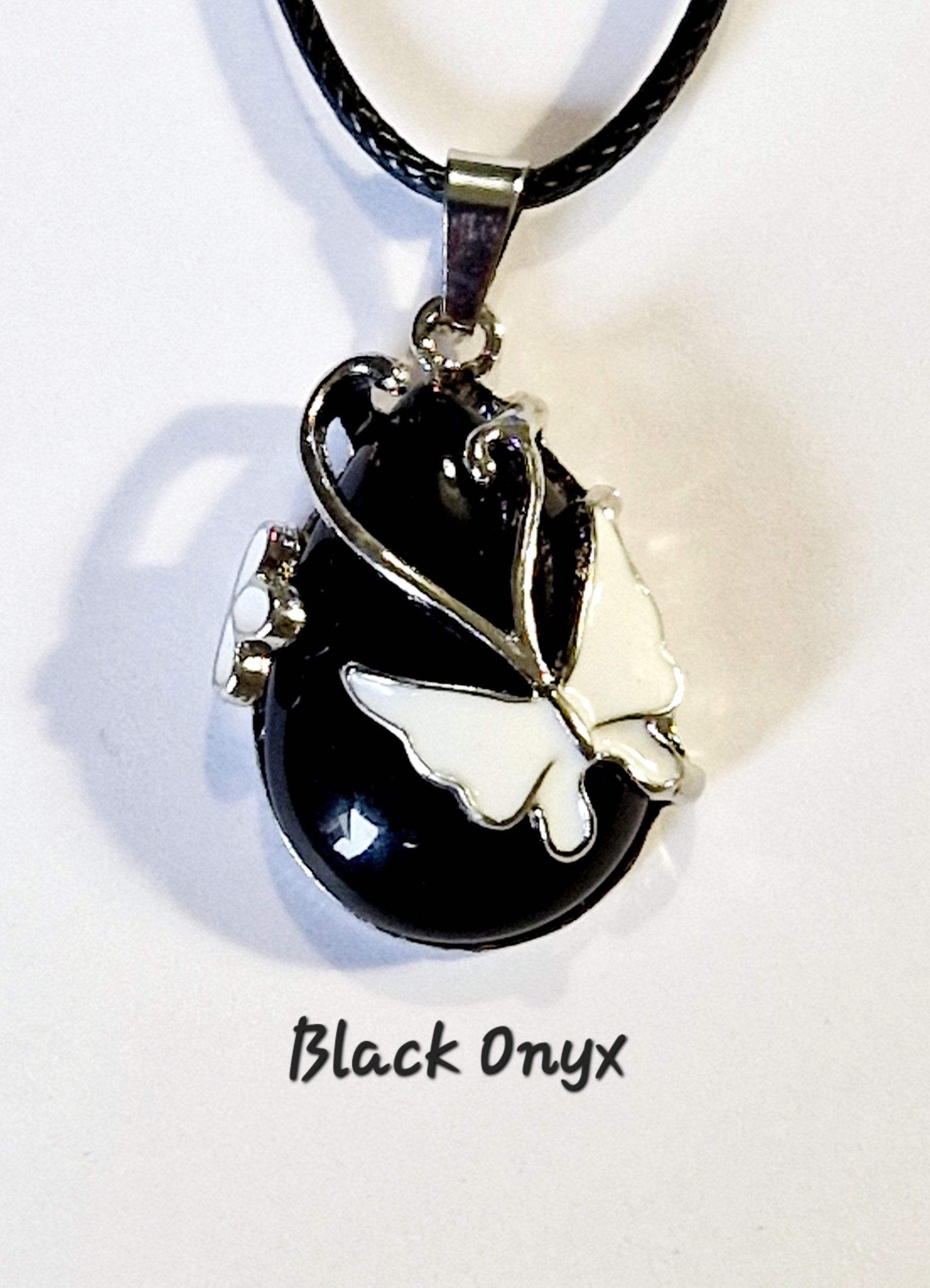 Butterfly Gemstone Pendant Collection