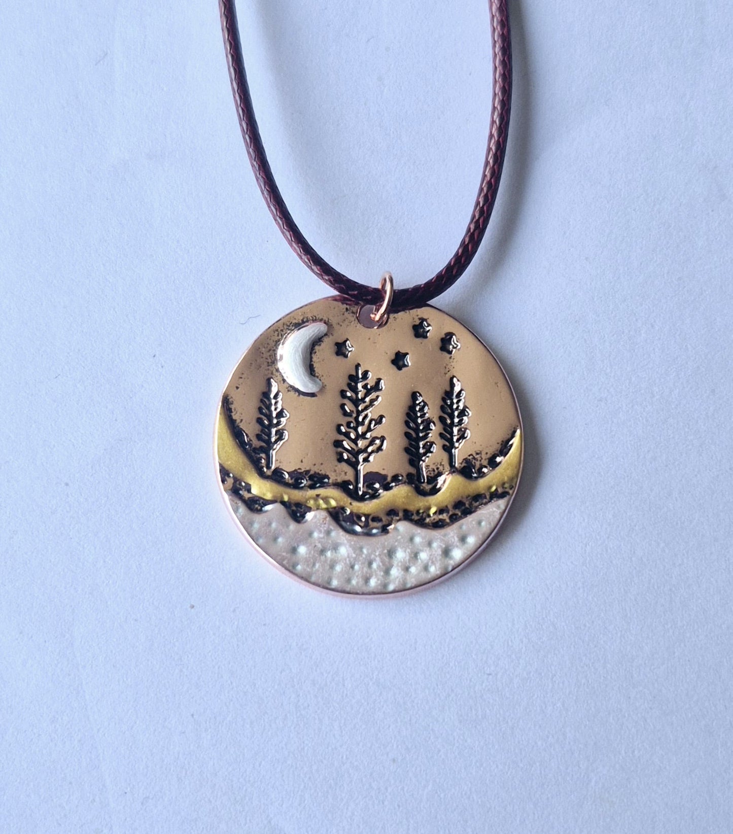 Forest Scene Necklace