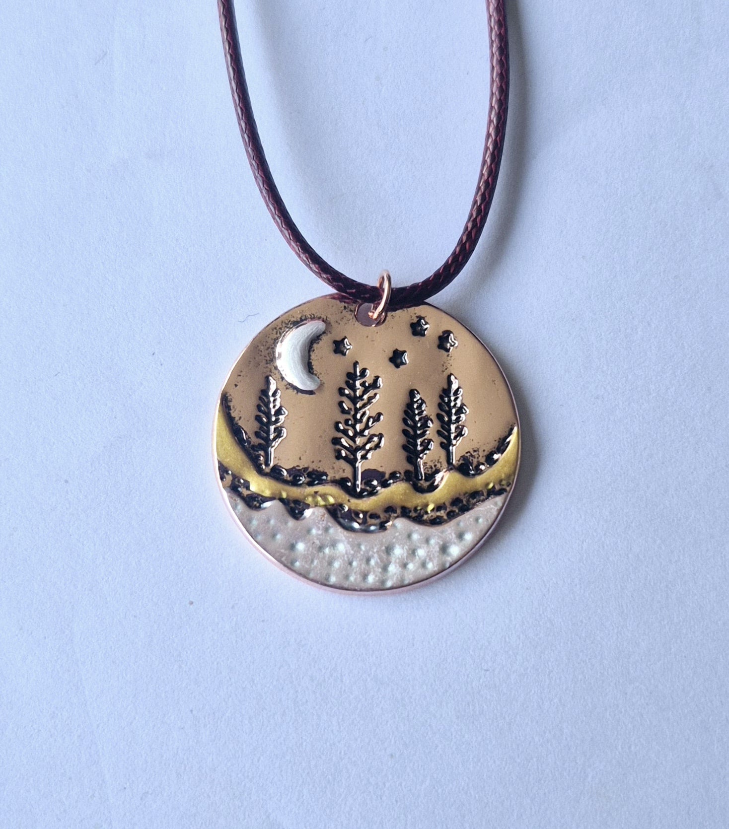 Forest Scene Necklace