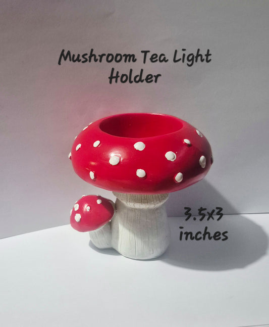 Mushroom Tea Light Holder