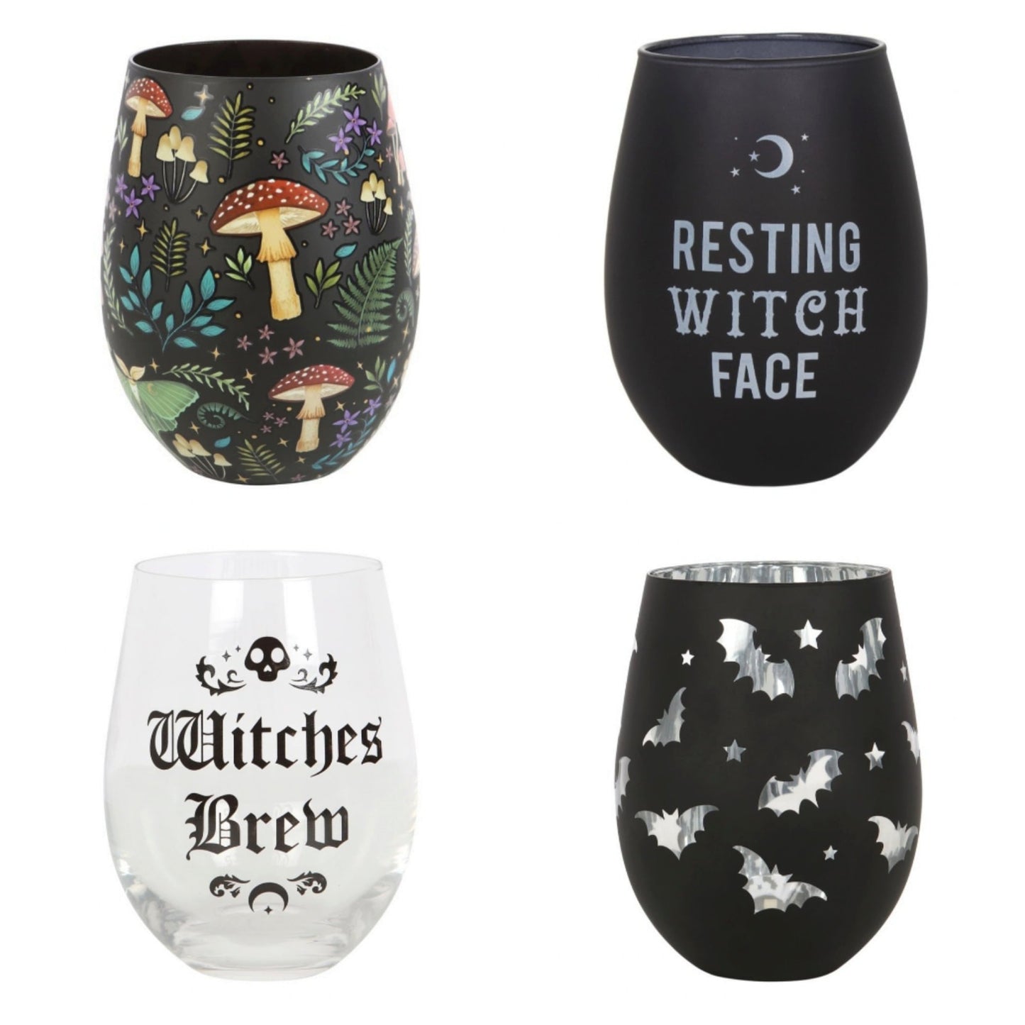 Enchanted Stemless Glasses