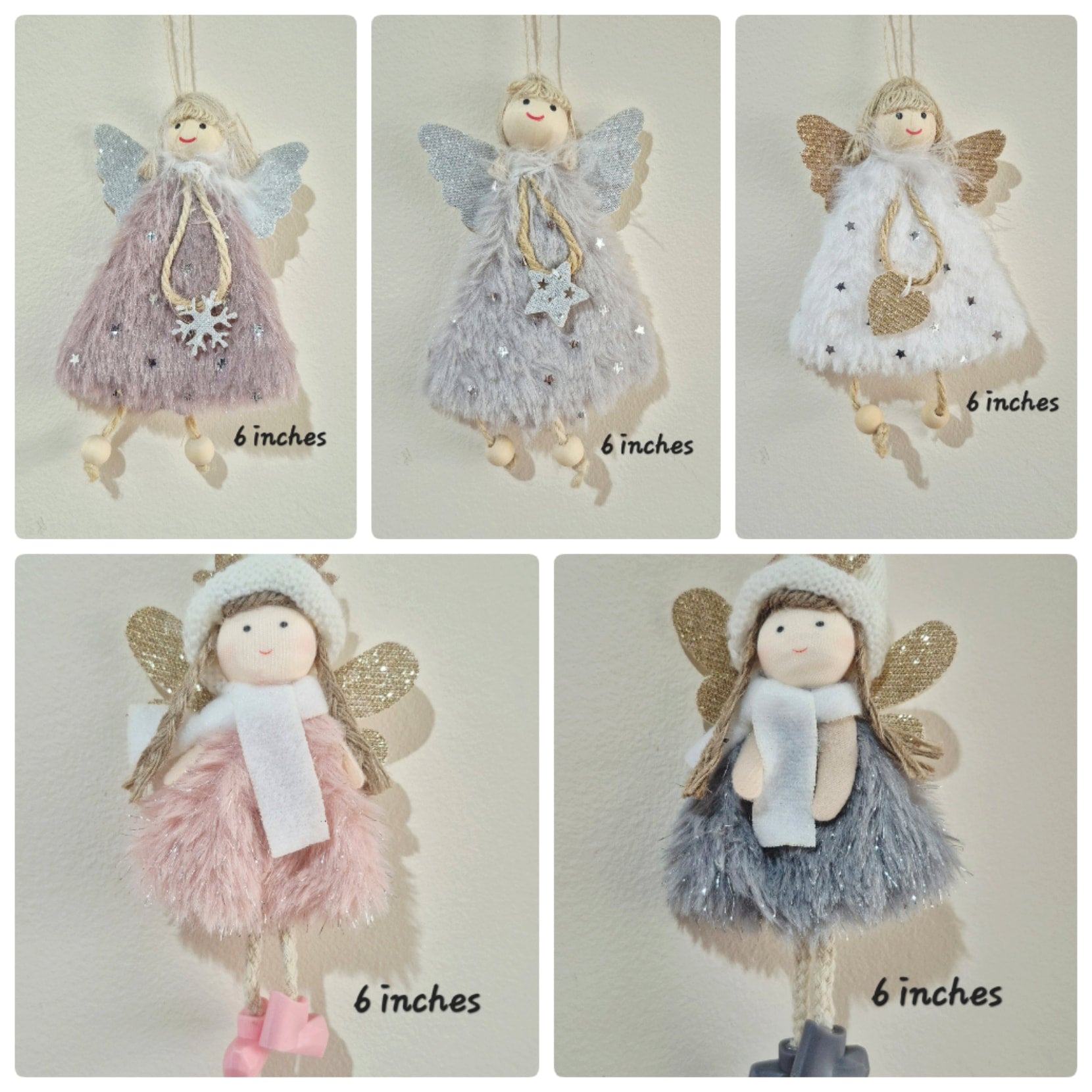 Hanging Fabric Angels/Fairies