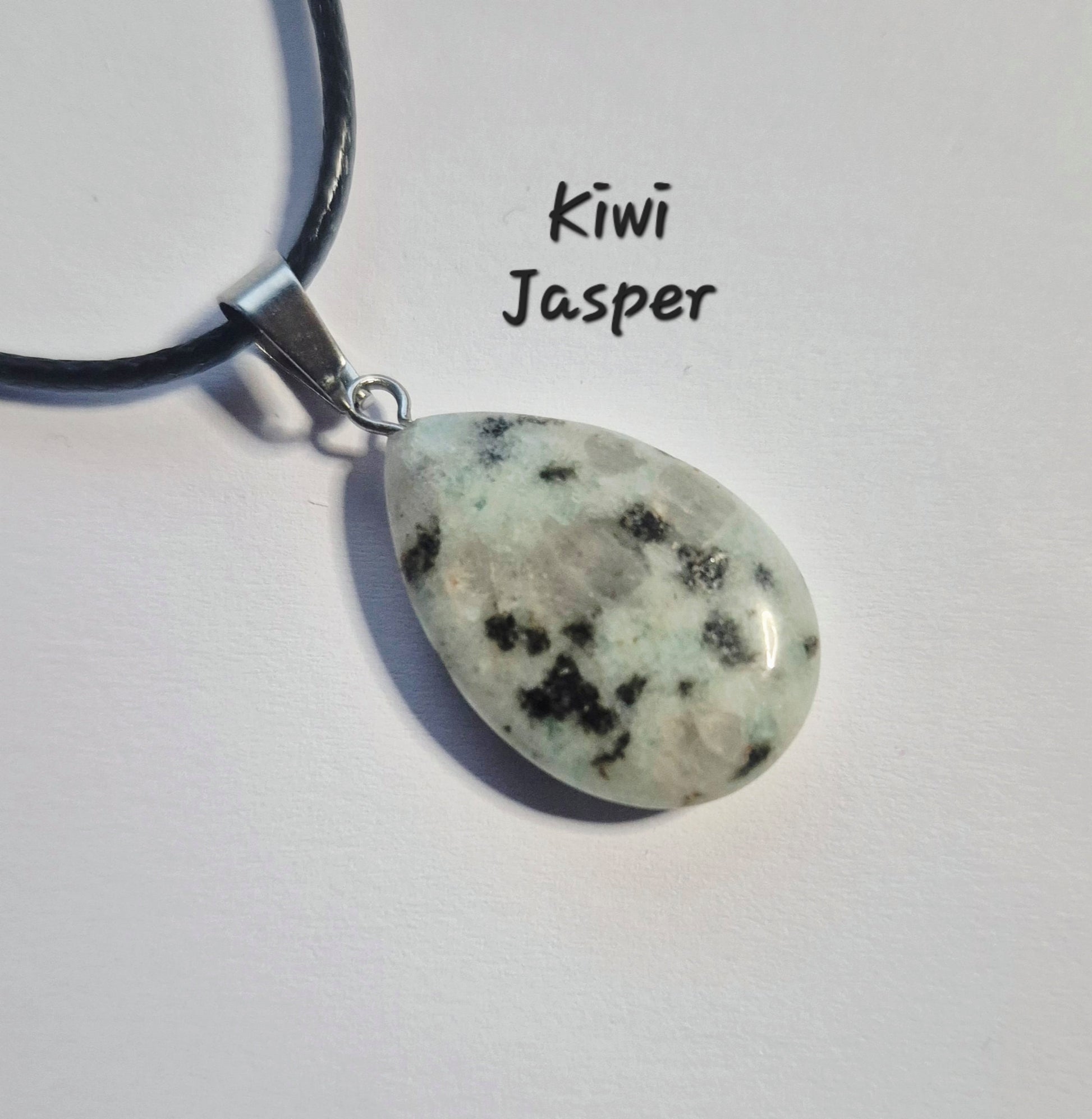 Teardrop Gemstone Pendant Necklaces