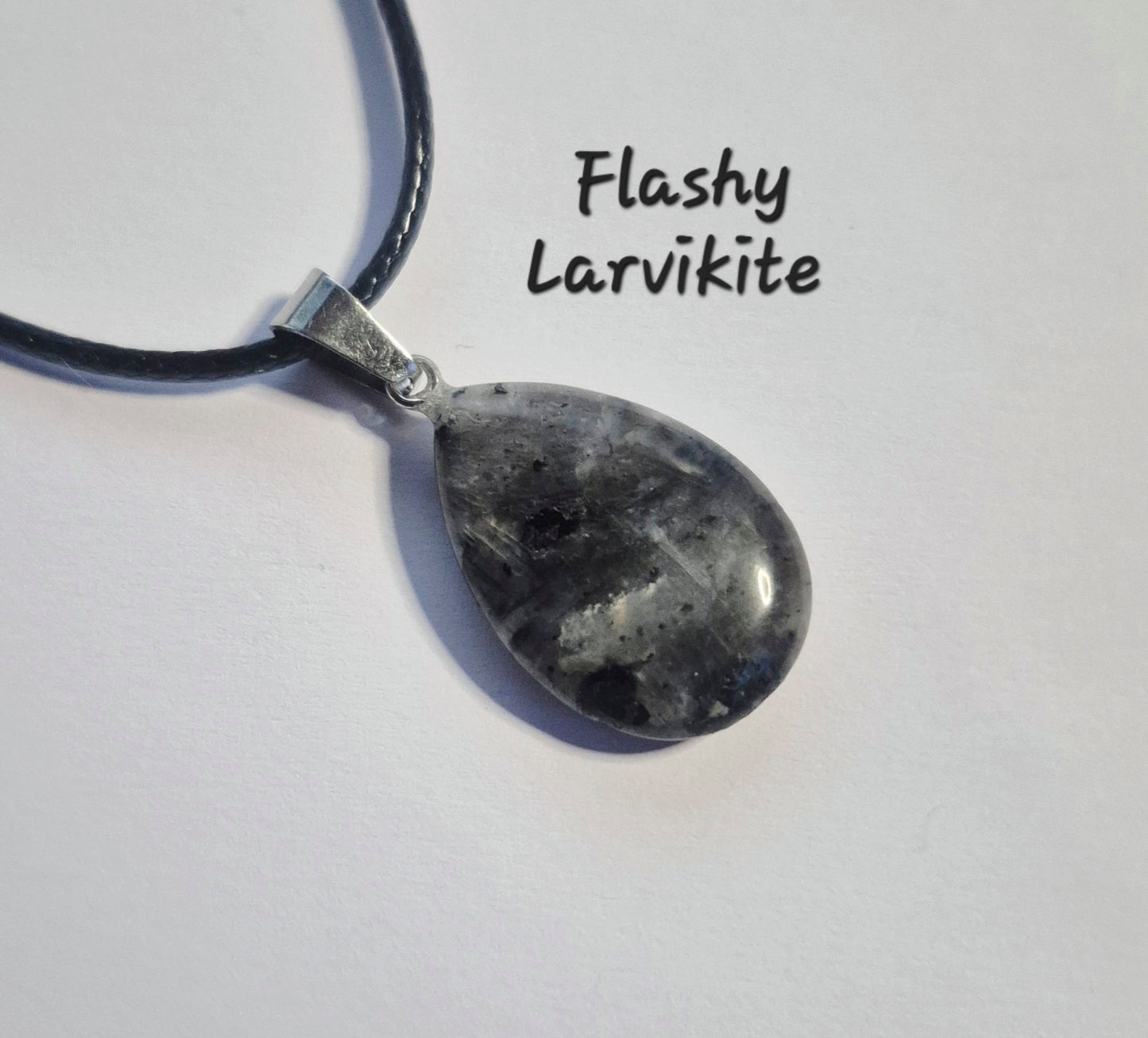 Teardrop Gemstone Pendant Necklaces