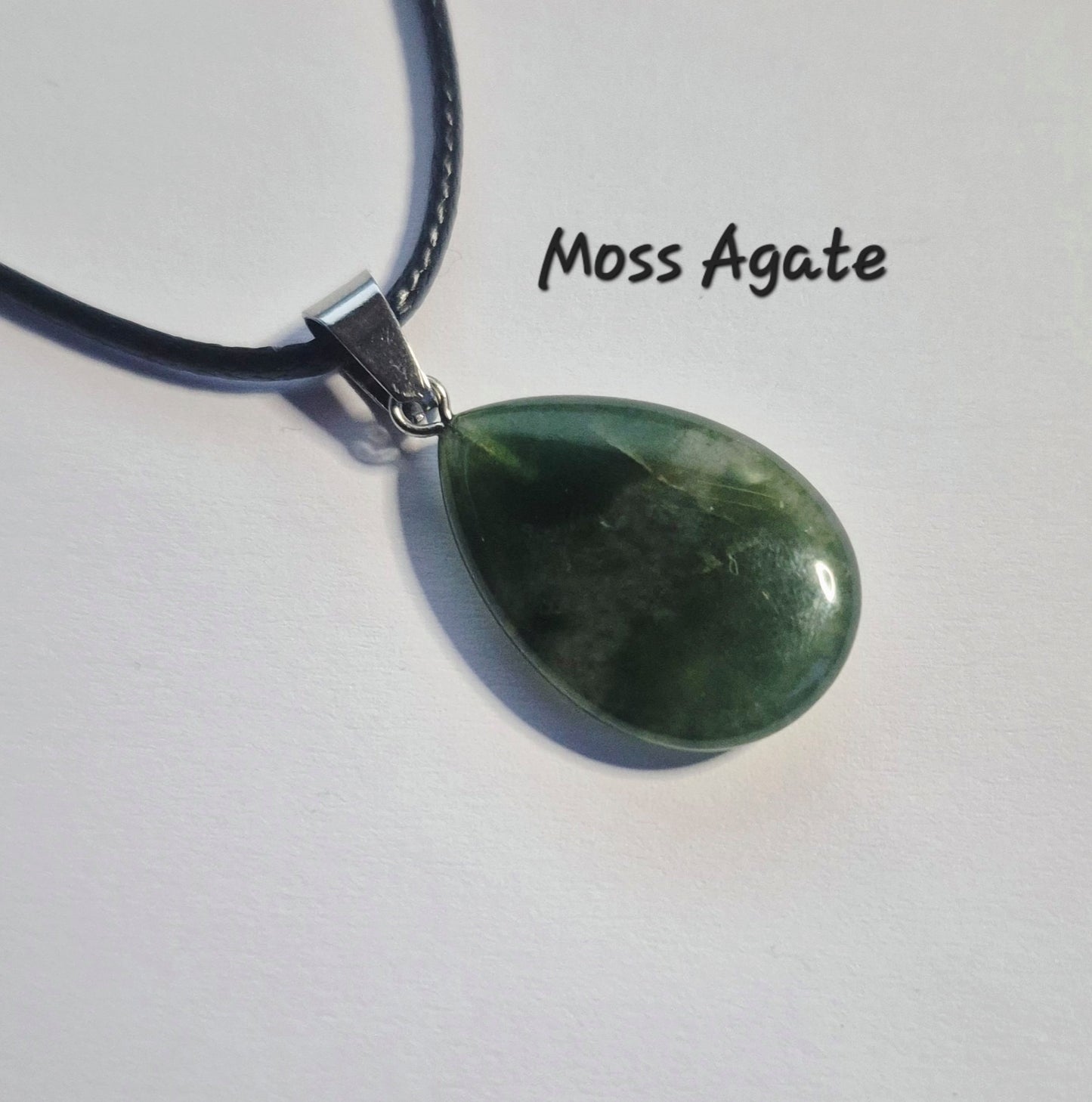 Teardrop Gemstone Pendant Necklaces