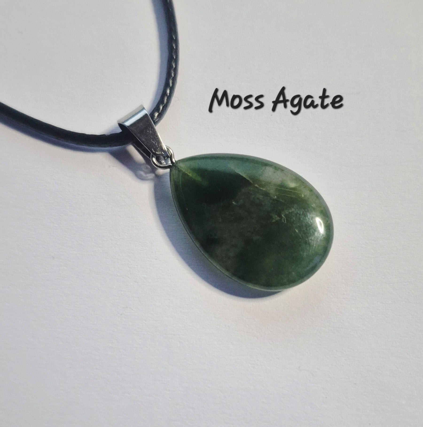 Teardrop Gemstone Pendant Necklaces