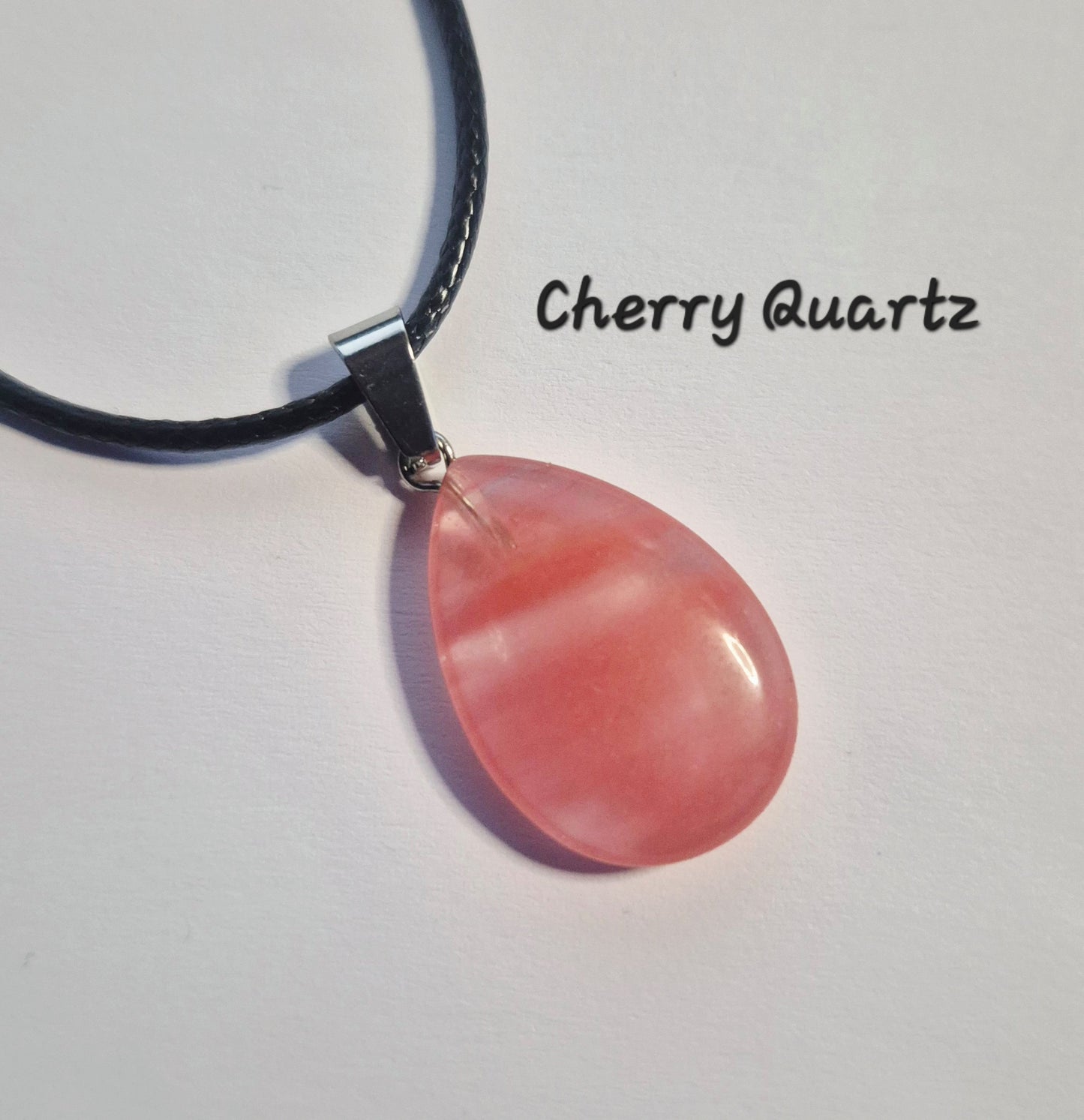 Teardrop Gemstone Pendant Necklaces