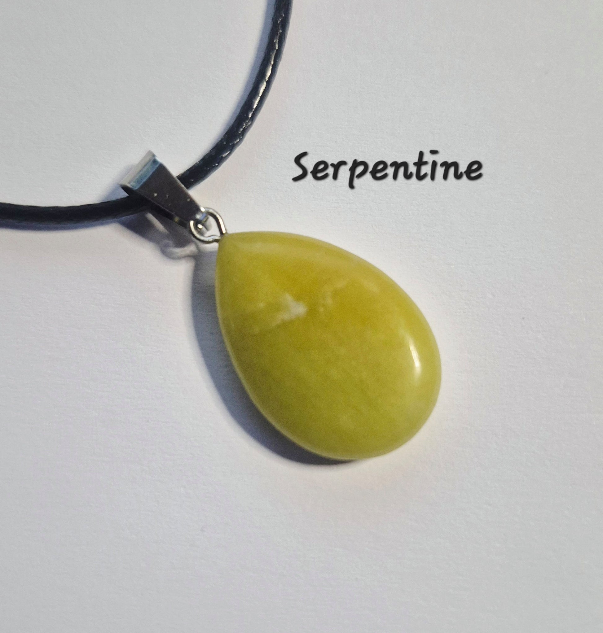 Teardrop Gemstone Pendant Necklaces