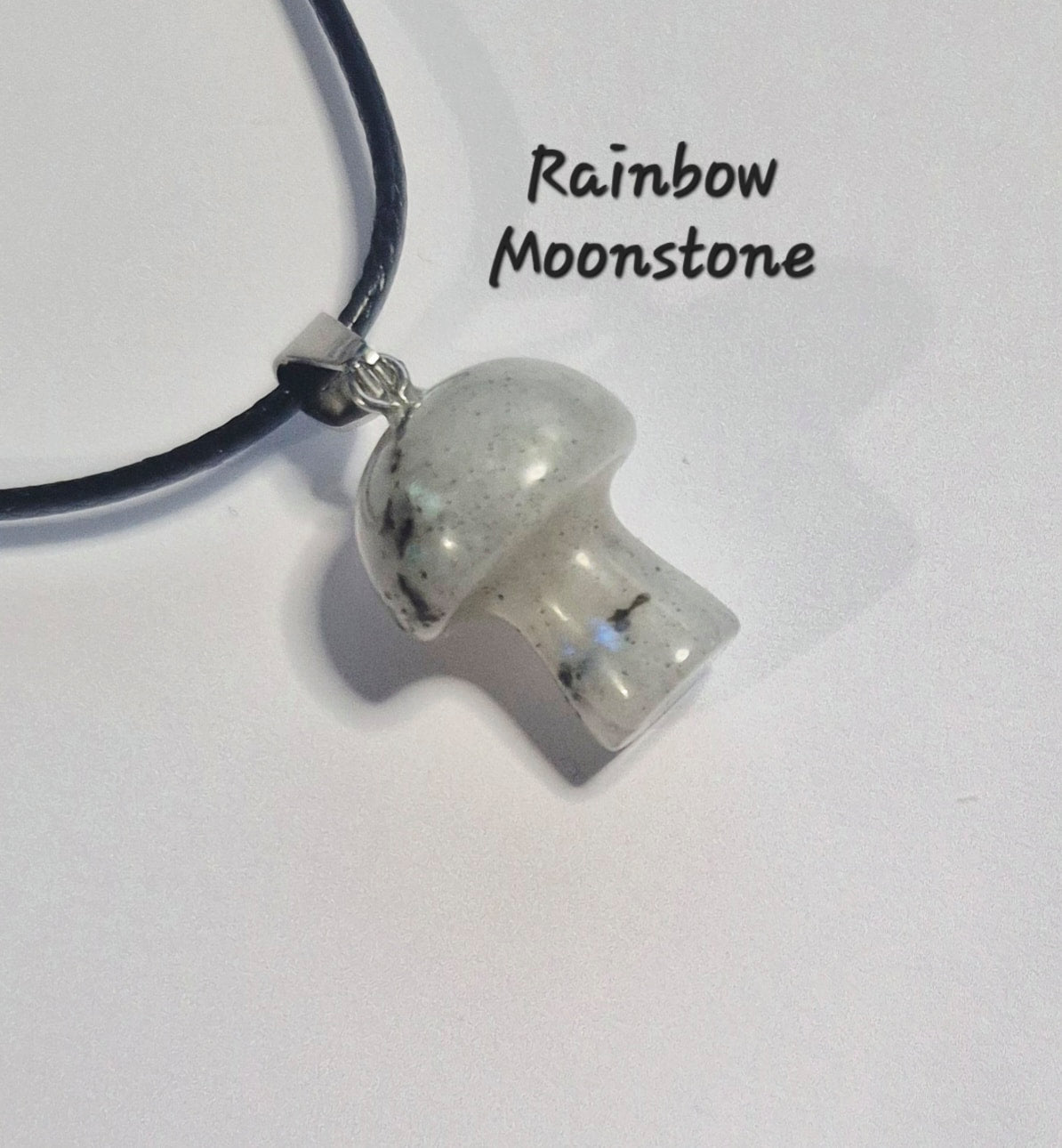 Gemstone Mushroom Necklace