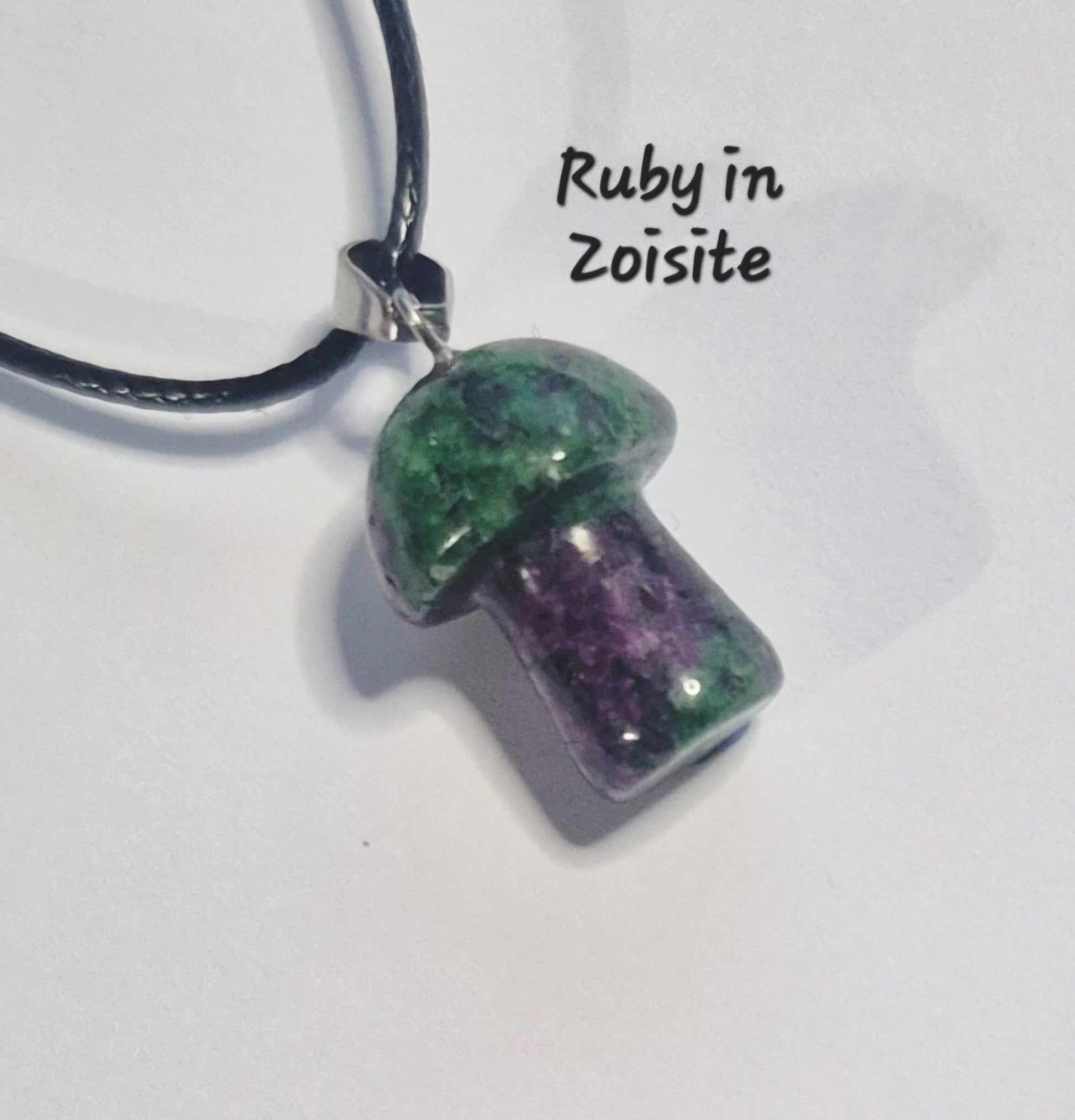 Gemstone Mushroom Necklace