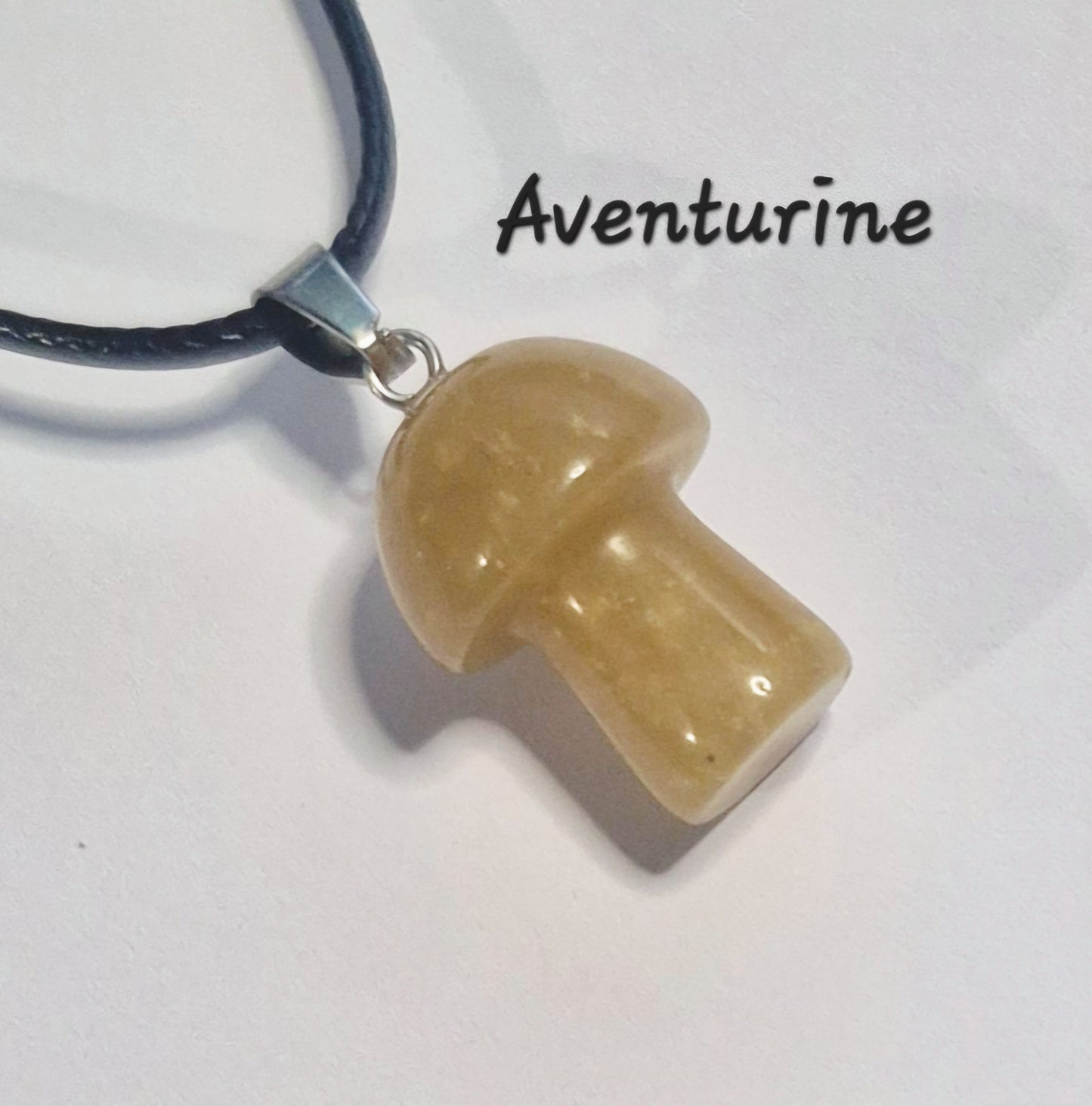 Gemstone Mushroom Necklace