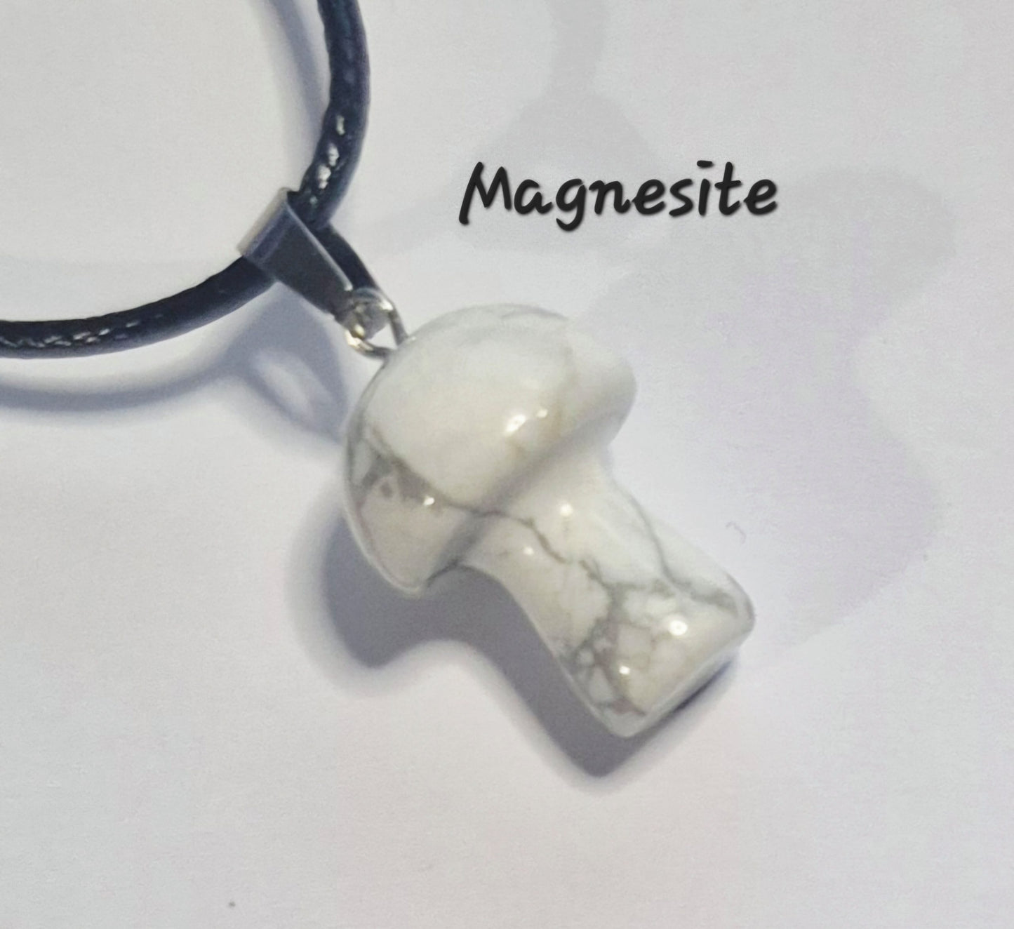Gemstone Mushroom Necklace