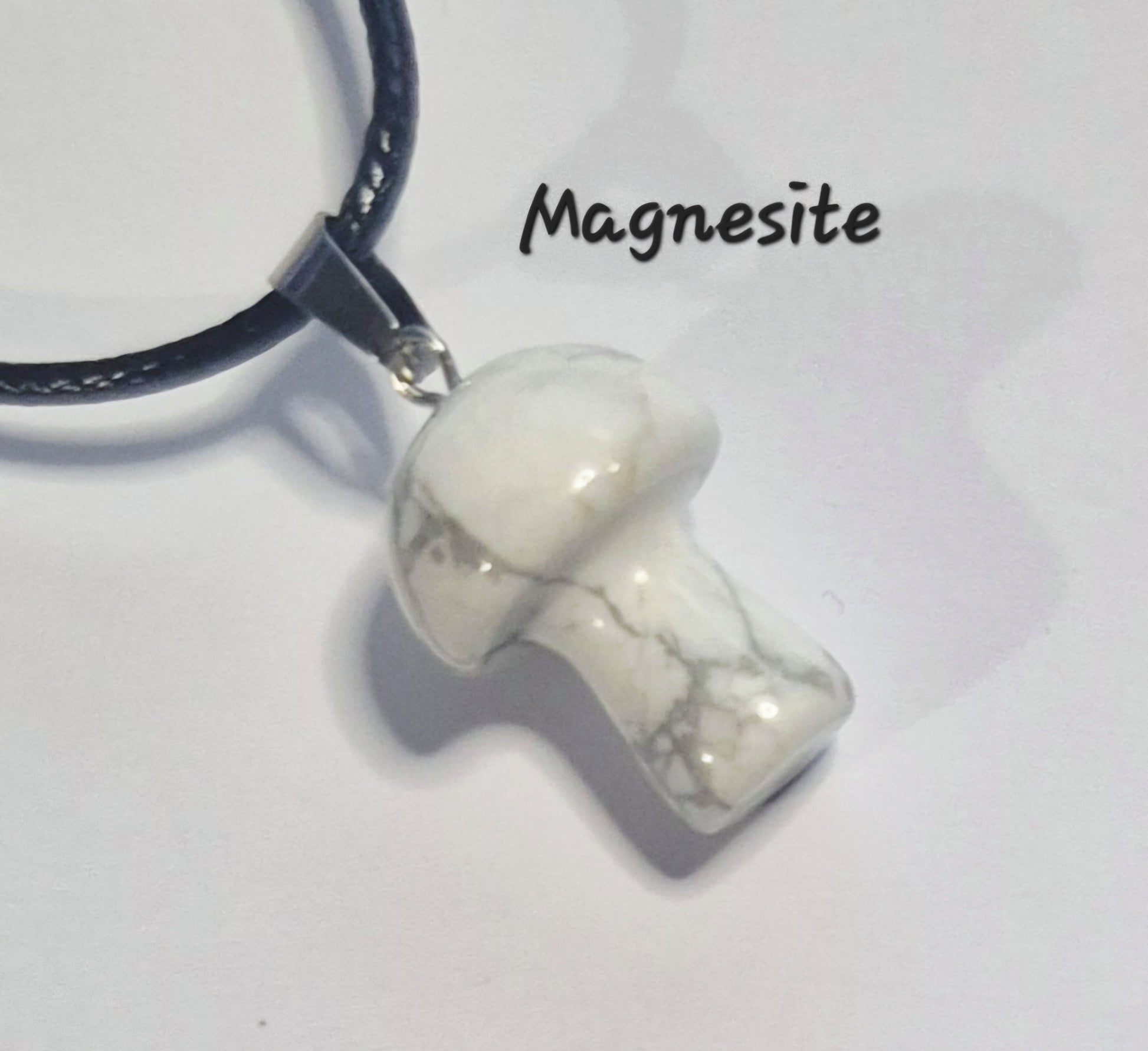 Gemstone Mushroom Necklace