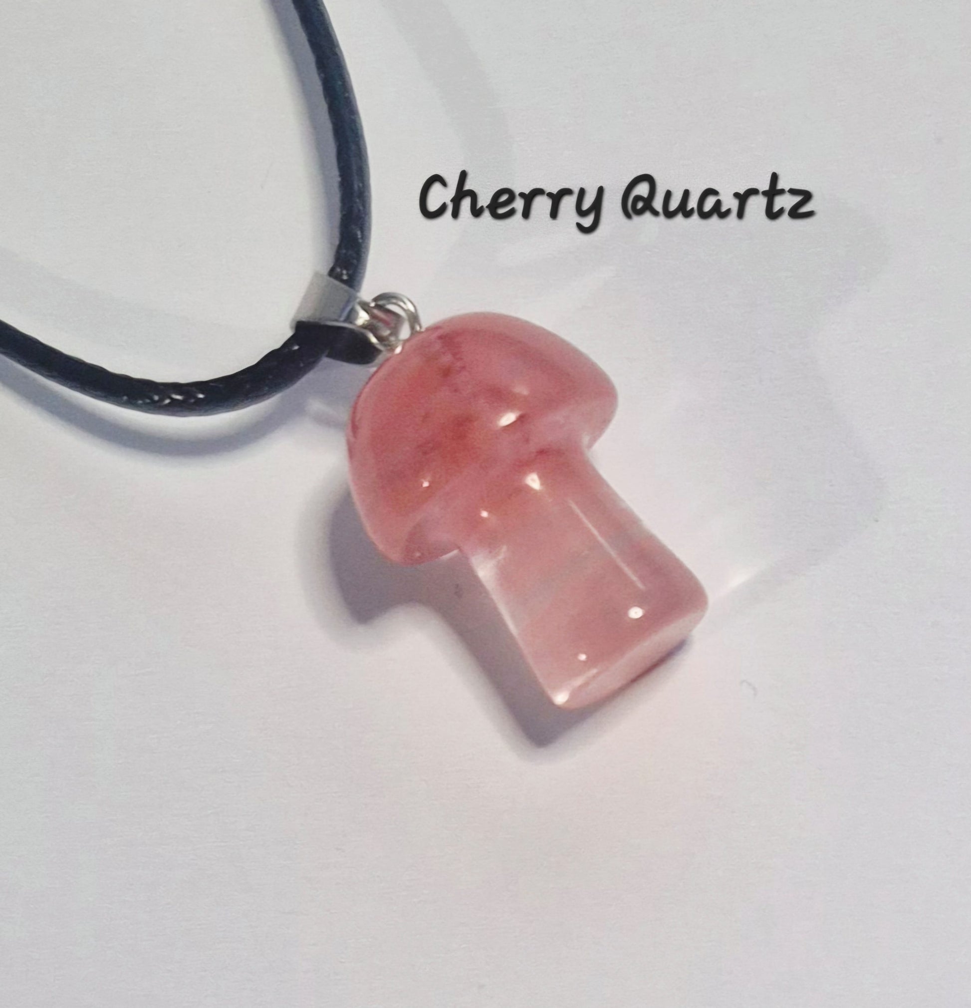 Gemstone Mushroom Necklace