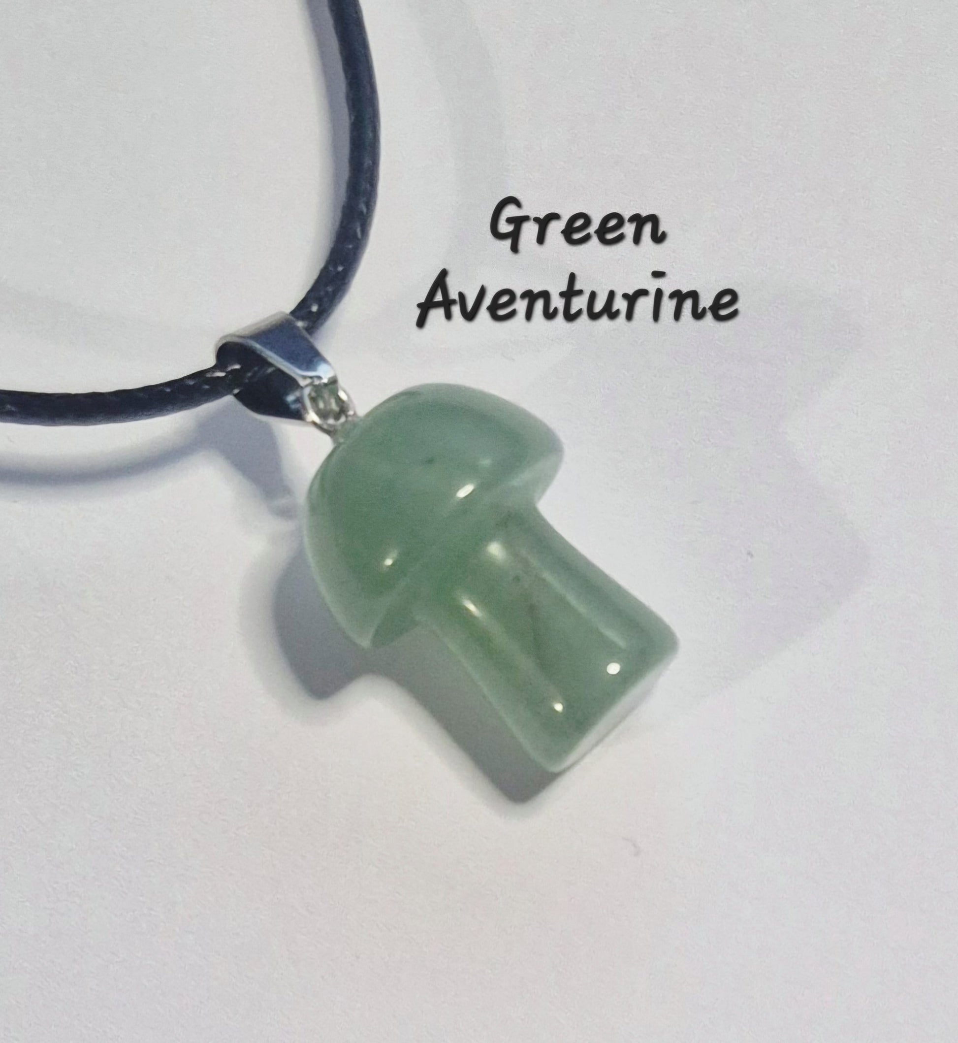 Gemstone Mushroom Necklace