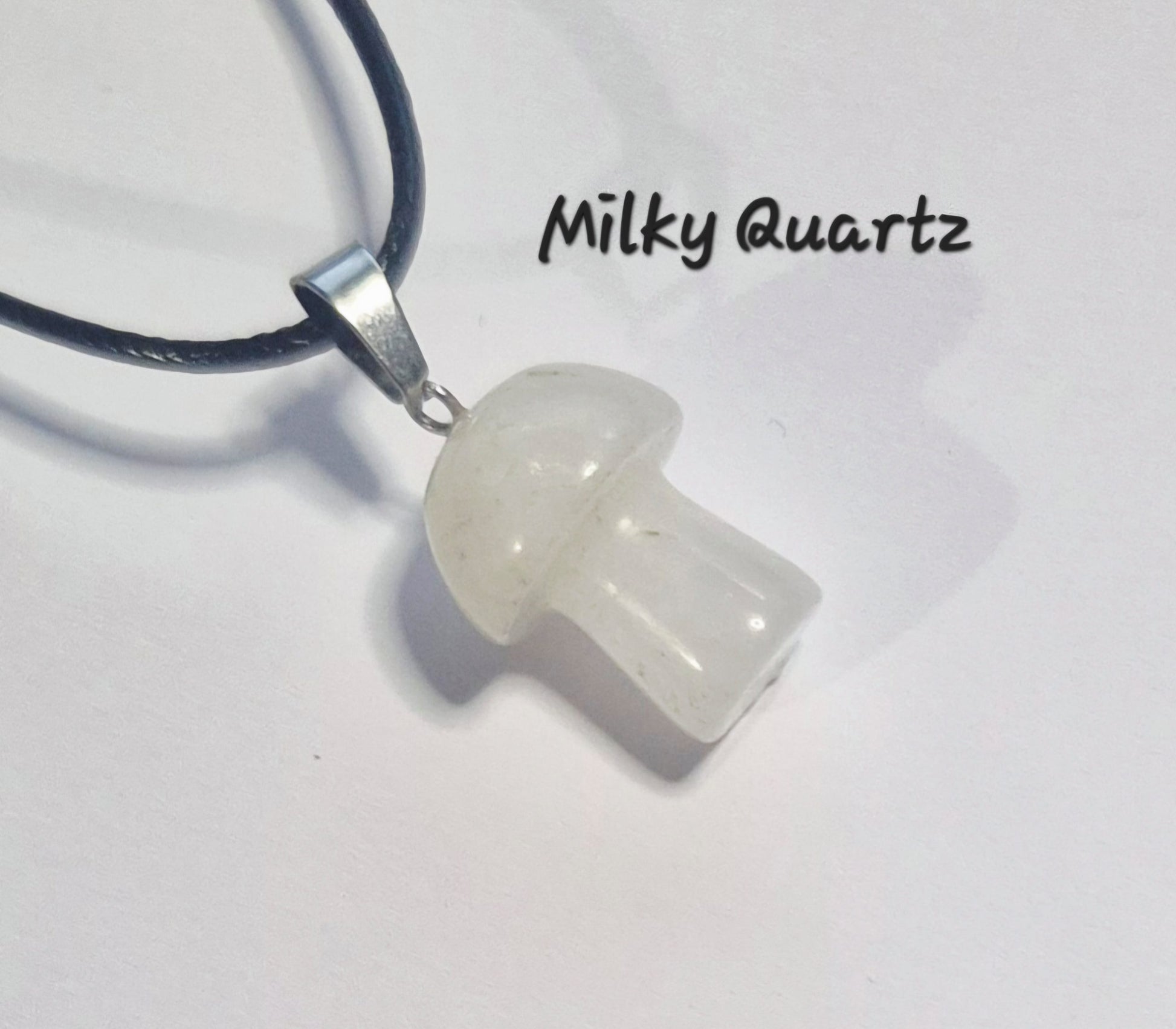 Gemstone Mushroom Necklace