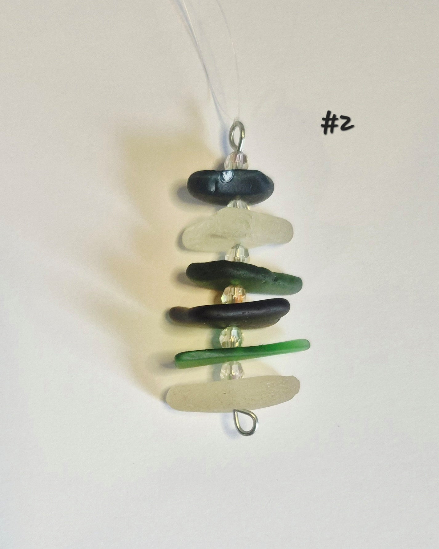 Sea Glass Tree Ornament