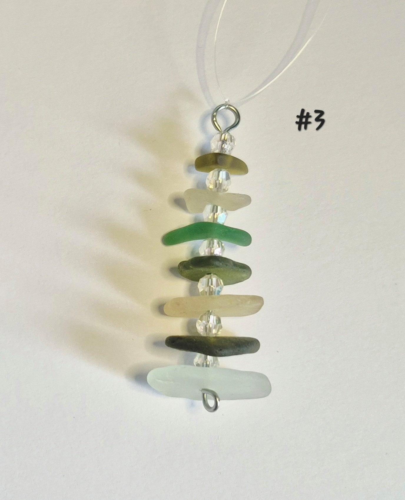Sea Glass Tree Ornament