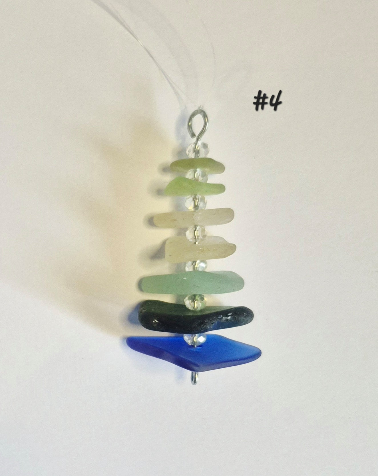 Sea Glass Tree Ornament