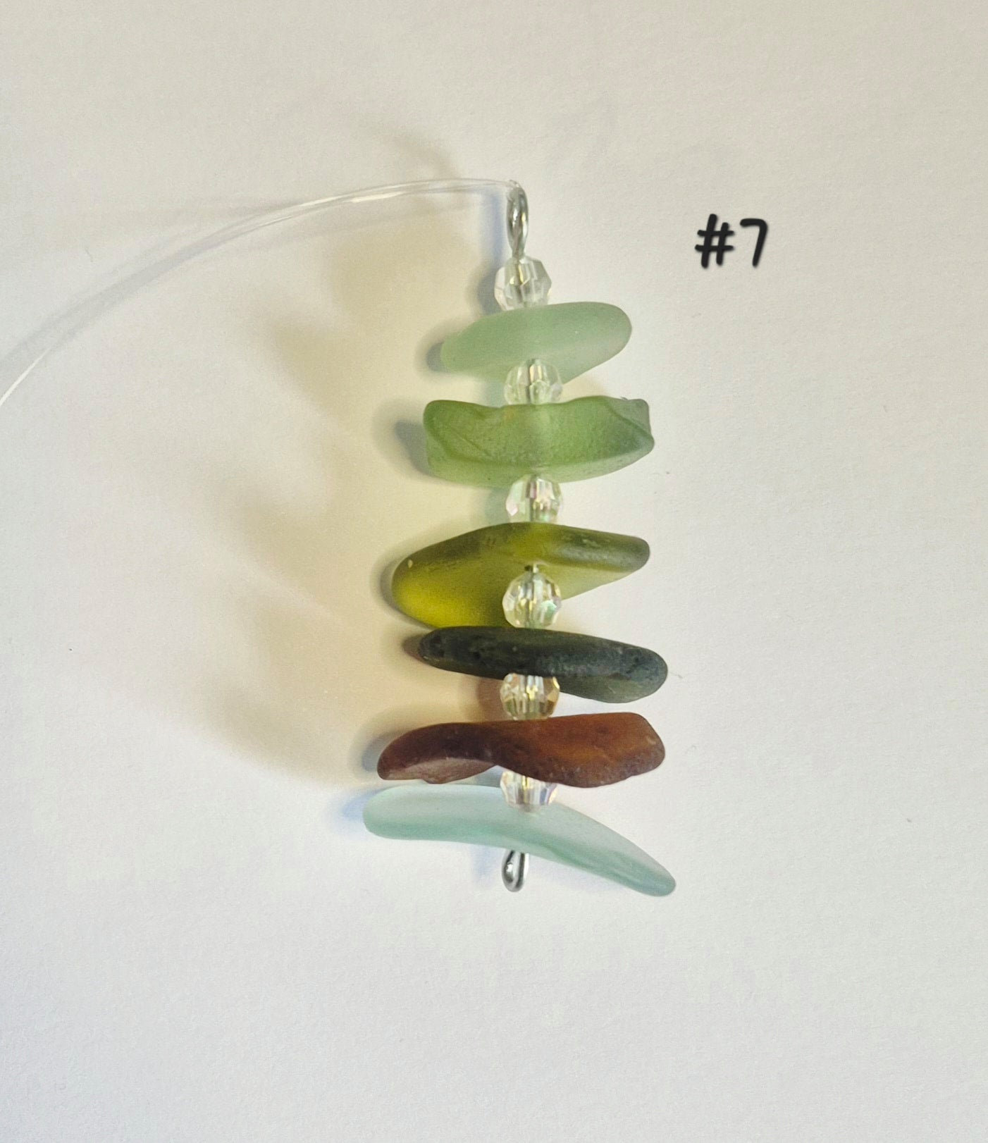 Sea Glass Tree Ornament
