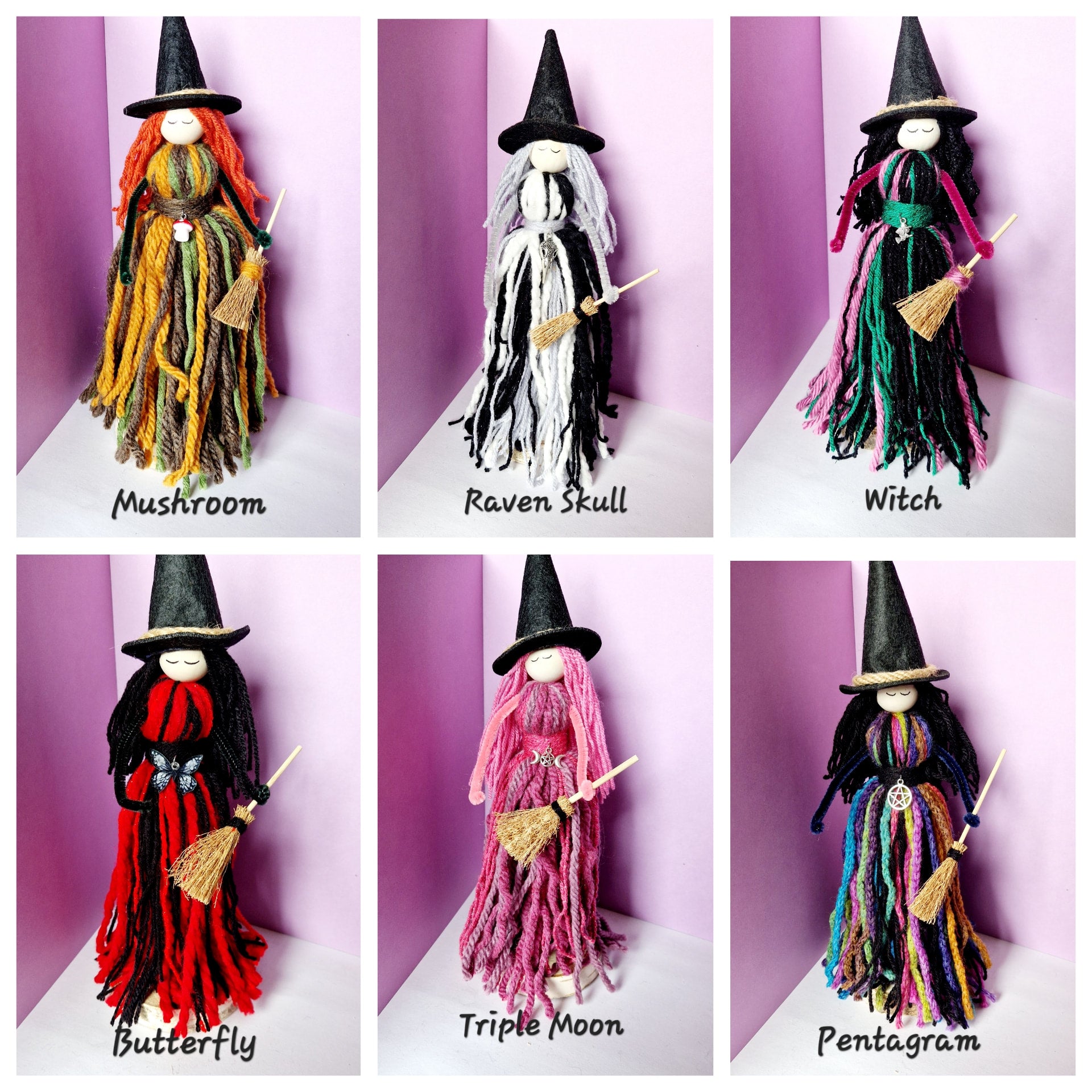 Woollen Standing Witches