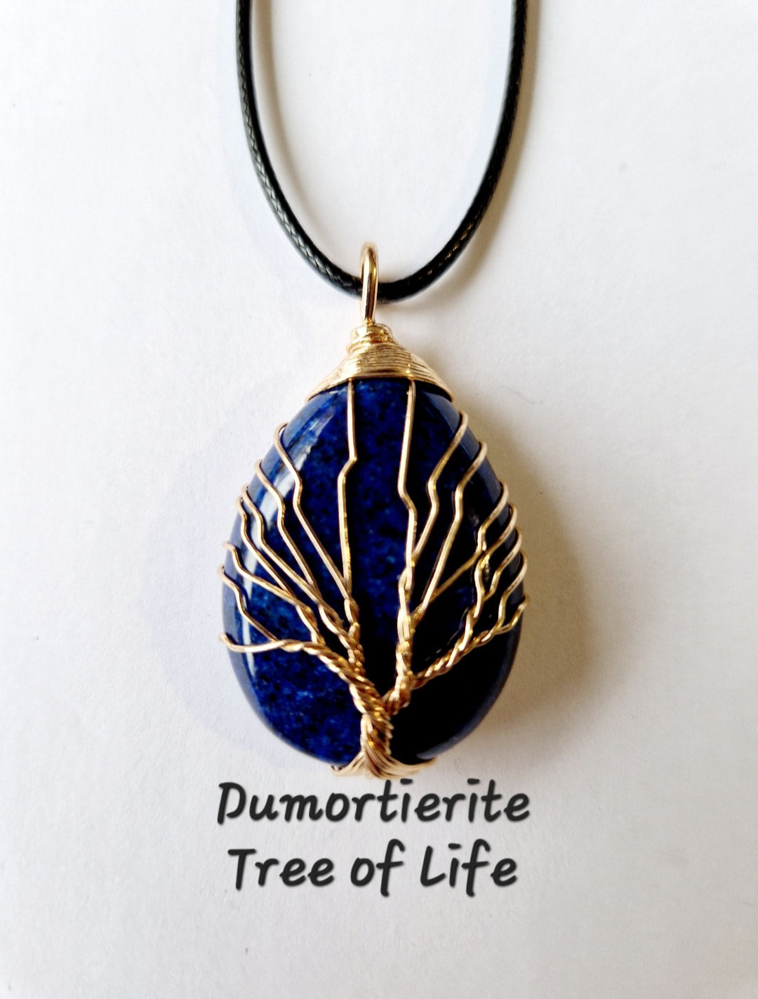 Gemstone wire wrapped Tree of Life Necklaces