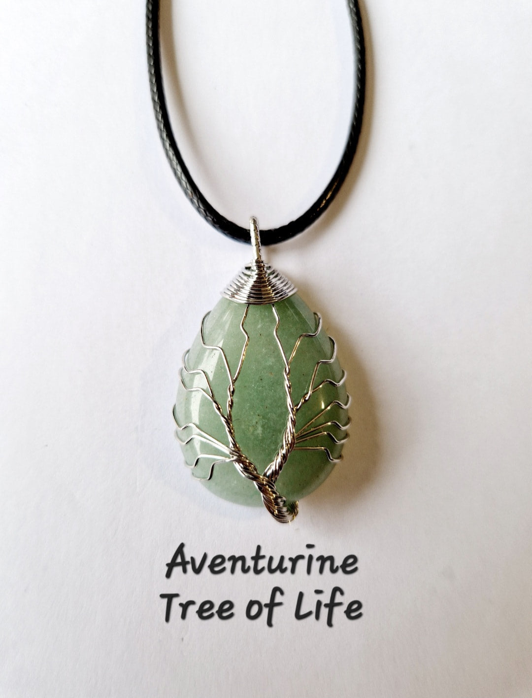 Gemstone wire wrapped Tree of Life Necklaces